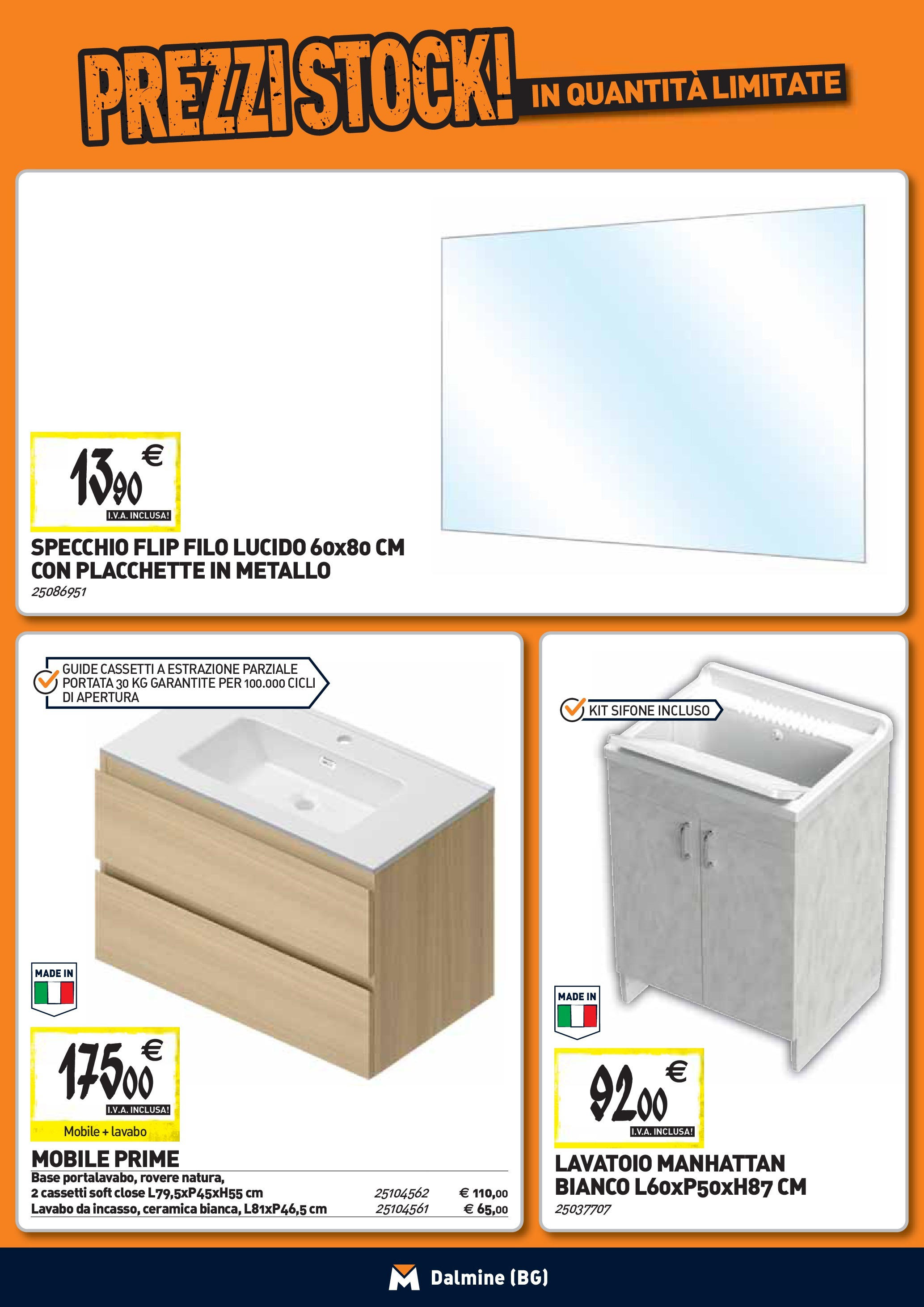 TECNOMAT - Straordinari prezzi stock! dal 27/08/2025 anteprima > nuovo offerte!β³ | Pagina: 6 | Prodotti: Mobile, Specchio Nuovo TECNOMAT - Straordinari prezzi stock! dal 27/08/2025 > offerte anteprima ποΈ | Pagina: 6 | Prodotti: Mobile, Specchio