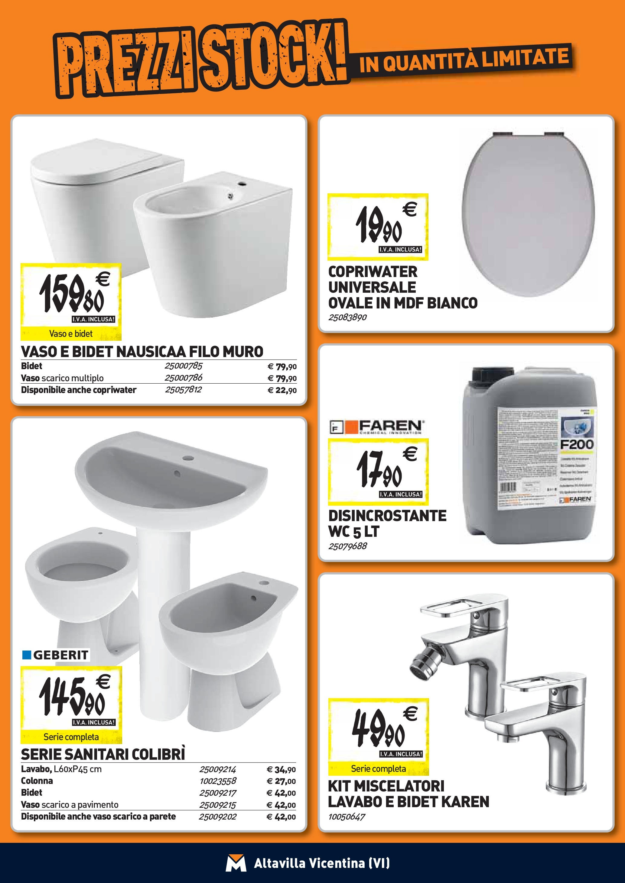 TECNOMAT - Straordinari prezzi stock! dal 27/08/2025 anteprima > nuovo offerte!β³ | Pagina: 3 | Prodotti: Pavimento, WC, Vaso Nuovo TECNOMAT - Straordinari prezzi stock! dal 27/08/2025 > offerte anteprima ποΈ | Pagina: 3 | Prodotti: Pavimento, WC, Vaso