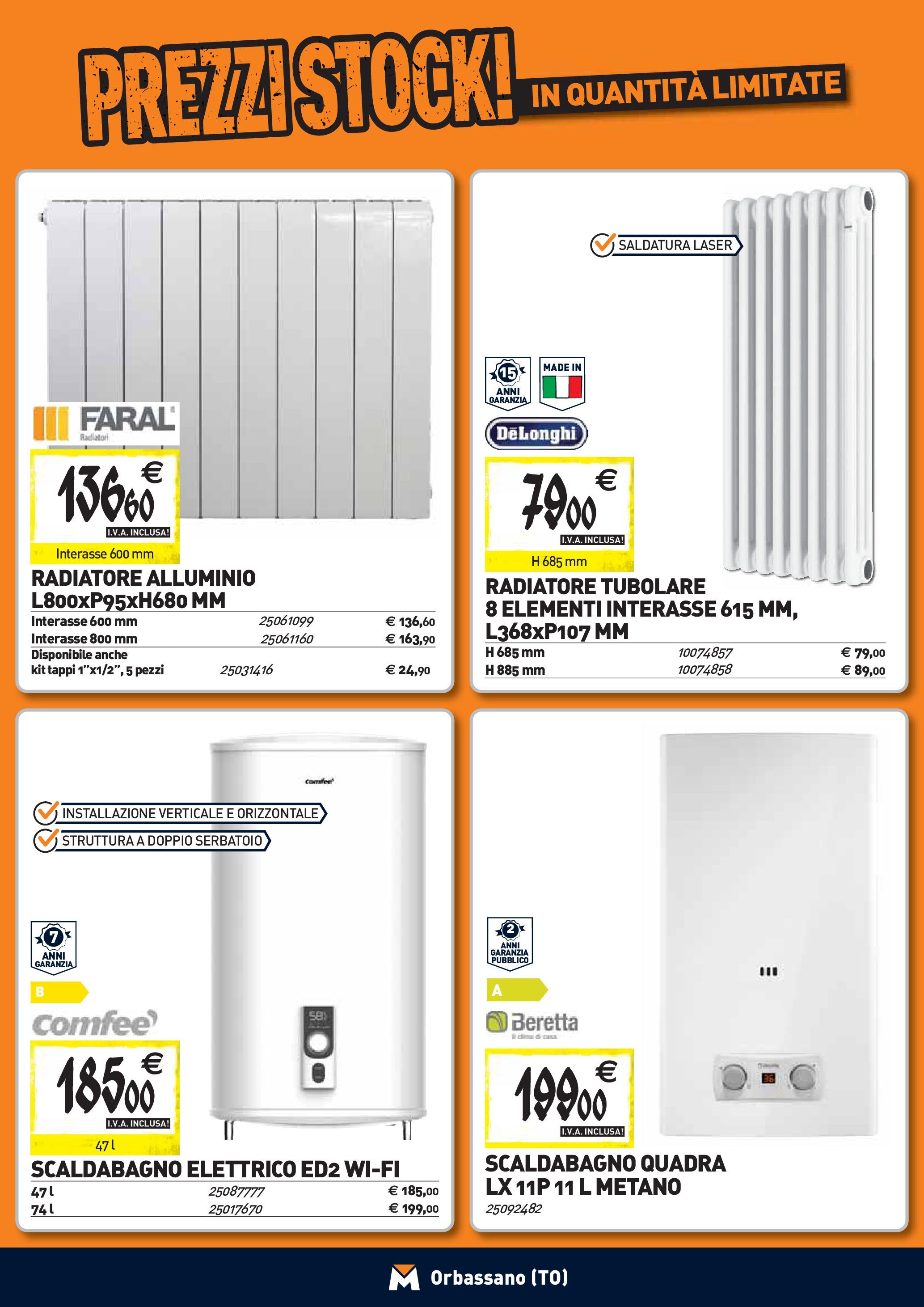 TECNOMAT - Straordinari prezzi stock! dal 27/08/2025 anteprima > nuovo offerte!β³ | Pagina: 7 | Prodotti: Scaldabagno, Alluminio Nuovo TECNOMAT - Straordinari prezzi stock! dal 27/08/2025 > offerte anteprima ποΈ | Pagina: 7 | Prodotti: Scaldabagno, Alluminio