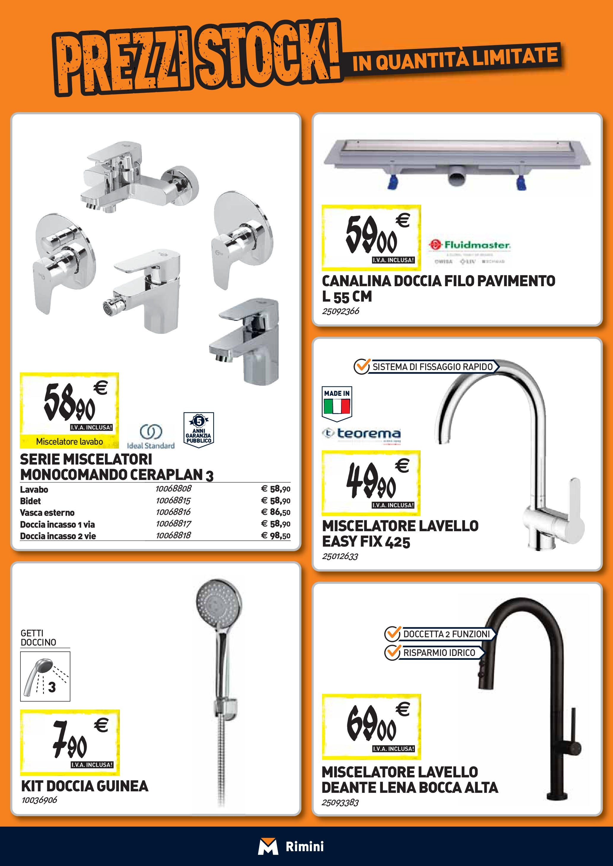 TECNOMAT - Straordinari prezzi stock! dal 27/08/2025 anteprima > nuovo offerte!β³ | Pagina: 4 | Prodotti: Pavimento, Lavello, Miscelatore, Doccia Nuovo TECNOMAT - Straordinari prezzi stock! dal 27/08/2025 > offerte anteprima ποΈ | Pagina: 4 | Prodotti: Pavimento, Lavello, Miscelatore, Doccia