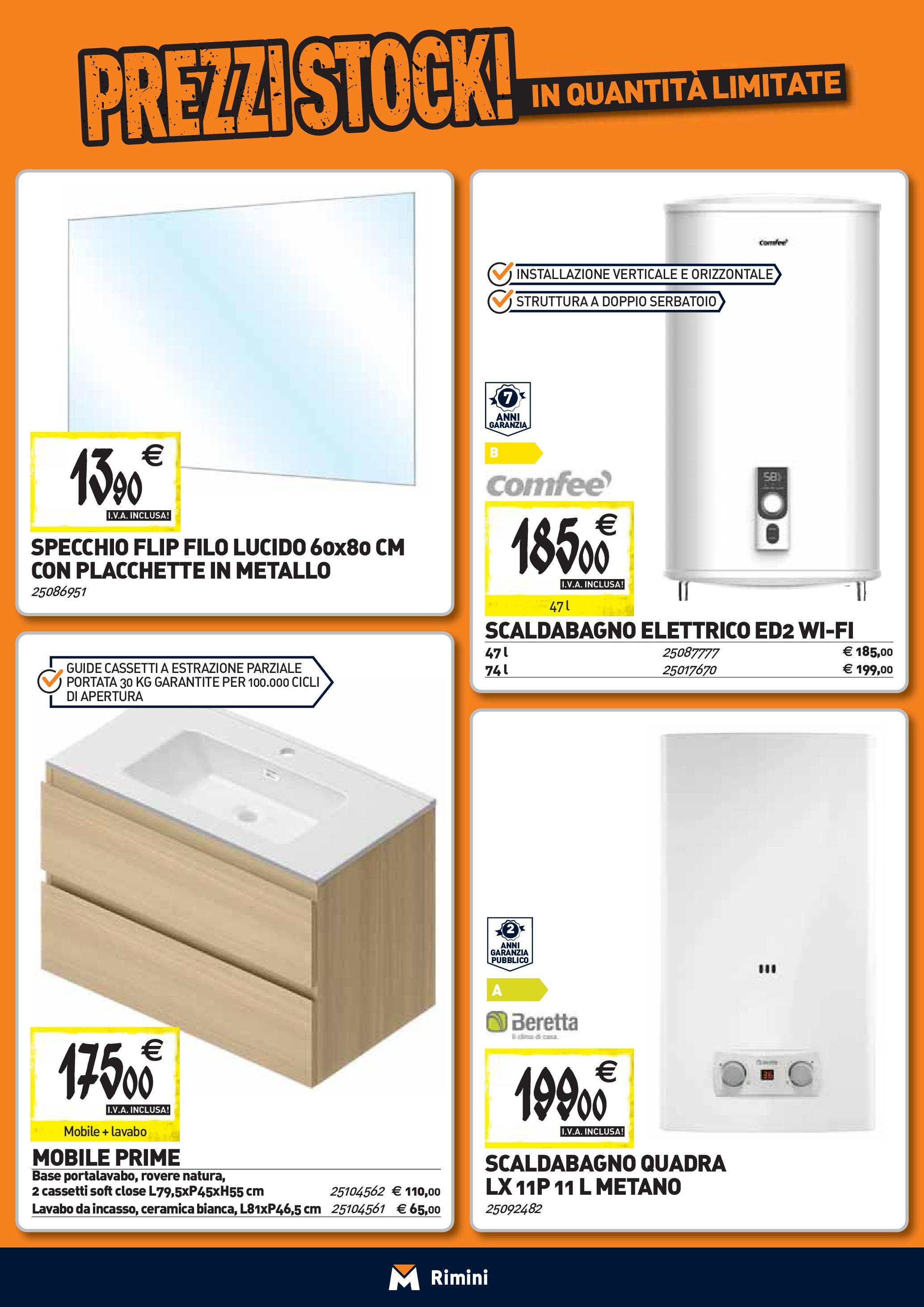TECNOMAT - Straordinari prezzi stock! dal 27/08/2025 anteprima > nuovo offerte!β³ | Pagina: 6 | Prodotti: Mobile, Scaldabagno, Specchio Nuovo TECNOMAT - Straordinari prezzi stock! dal 27/08/2025 > offerte anteprima ποΈ | Pagina: 6 | Prodotti: Mobile, Scaldabagno, Specchio