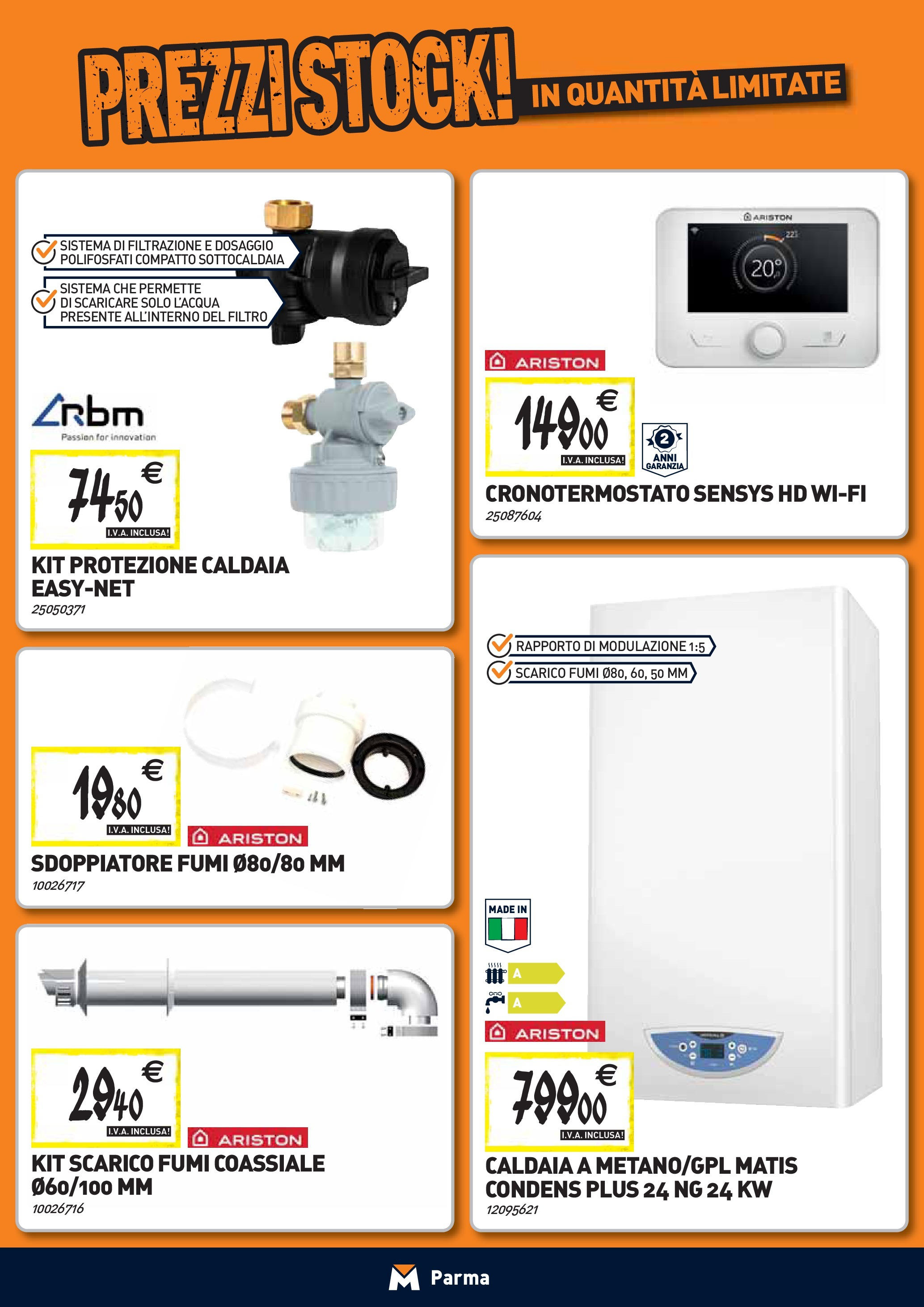 TECNOMAT Parma catalogo dal 27/08/2025 anteprima > nuovo offerte!β³ | Pagina: 8 | Prodotti: Caldaia Nuovo TECNOMAT Parma catalogo dal 27/08/2025 > offerte anteprima ποΈ | Pagina: 8 | Prodotti: Caldaia