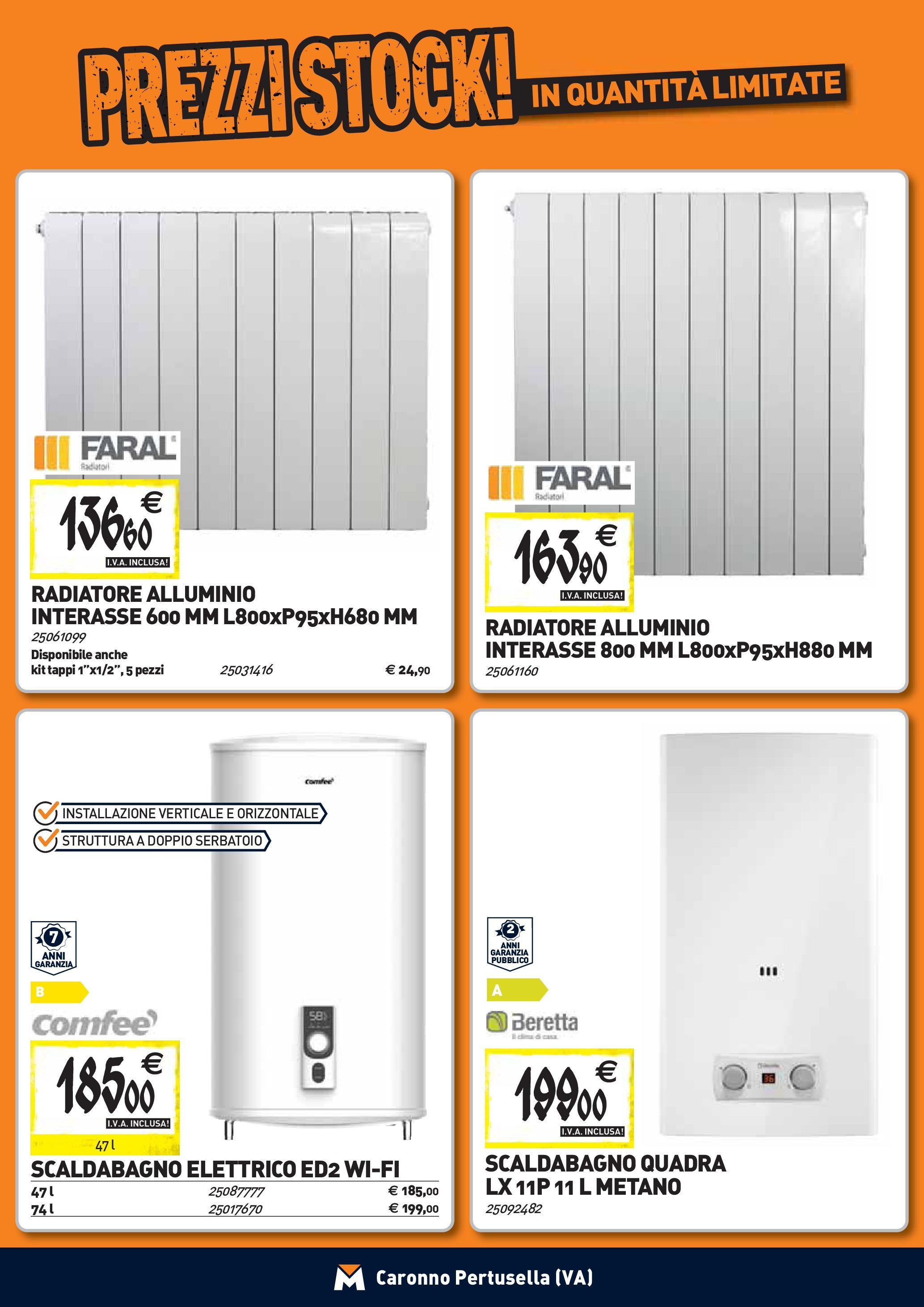 TECNOMAT - Straordinari prezzi stock! dal 27/08/2025 anteprima > nuovo offerte!β³ | Pagina: 7 | Prodotti: Scaldabagno, Alluminio Nuovo TECNOMAT - Straordinari prezzi stock! dal 27/08/2025 > offerte anteprima ποΈ | Pagina: 7 | Prodotti: Scaldabagno, Alluminio