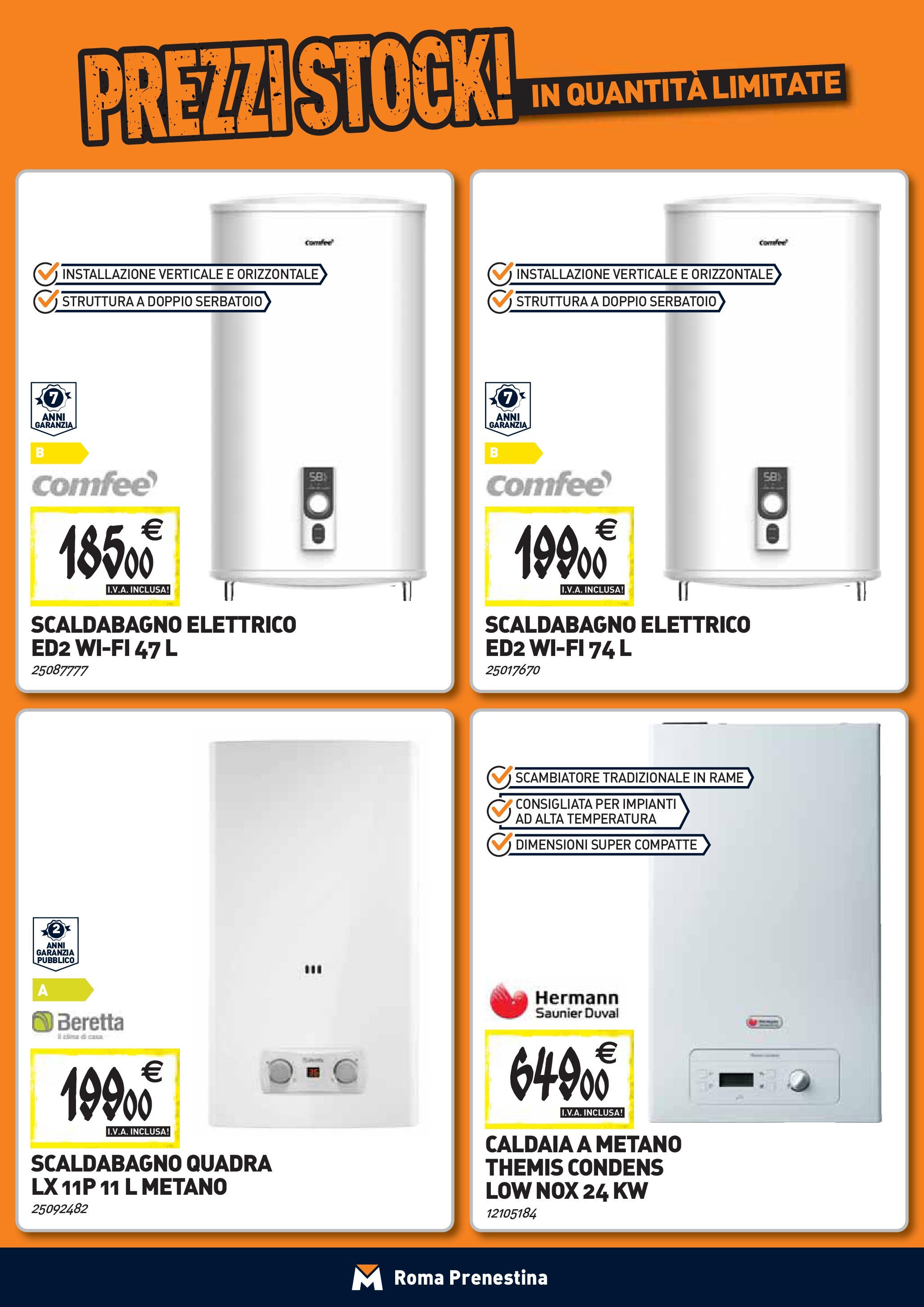 TECNOMAT - Straordinari prezzi stock! dal 27/08/2025 anteprima > nuovo offerte!β³ | Pagina: 7 | Prodotti: Scaldabagno, Caldaia Nuovo TECNOMAT - Straordinari prezzi stock! dal 27/08/2025 > offerte anteprima ποΈ | Pagina: 7 | Prodotti: Scaldabagno, Caldaia