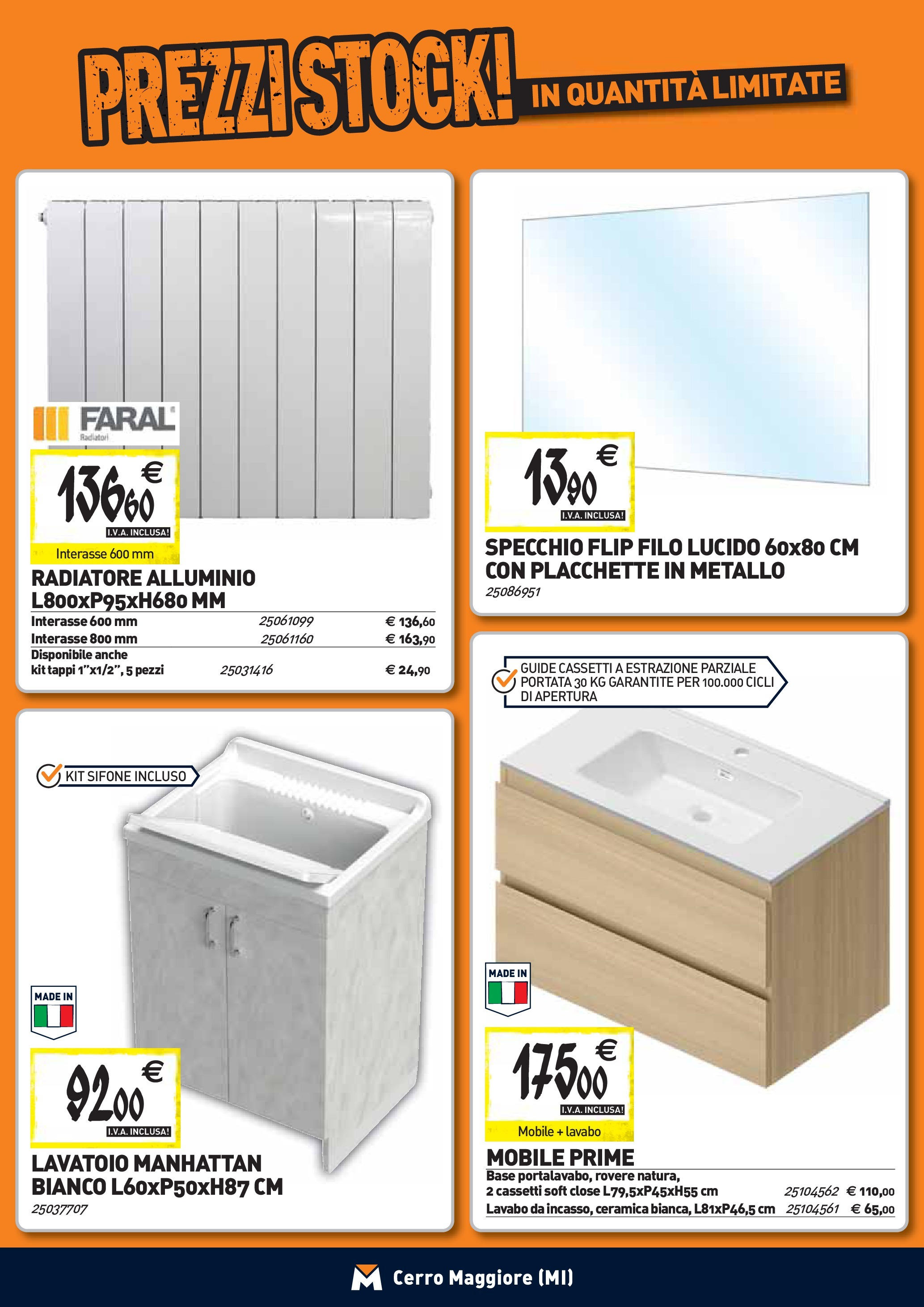 TECNOMAT - Straordinari prezzi stock! dal 27/08/2025 anteprima > nuovo offerte!β³ | Pagina: 6 | Prodotti: Mobile, Alluminio, Specchio Nuovo TECNOMAT - Straordinari prezzi stock! dal 27/08/2025 > offerte anteprima ποΈ | Pagina: 6 | Prodotti: Mobile, Alluminio, Specchio