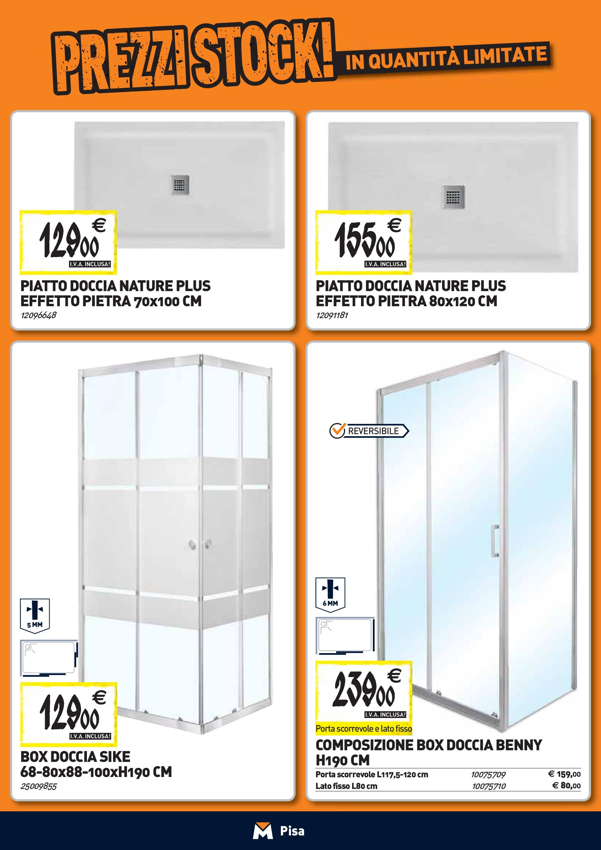 TECNOMAT - Straordinari prezzi stock! dal 27/08/2025 anteprima > nuovo offerte!β³ | Pagina: 2 | Prodotti: Box doccia, Piatto, Doccia Nuovo TECNOMAT - Straordinari prezzi stock! dal 27/08/2025 > offerte anteprima ποΈ | Pagina: 2 | Prodotti: Box doccia, Piatto, Doccia