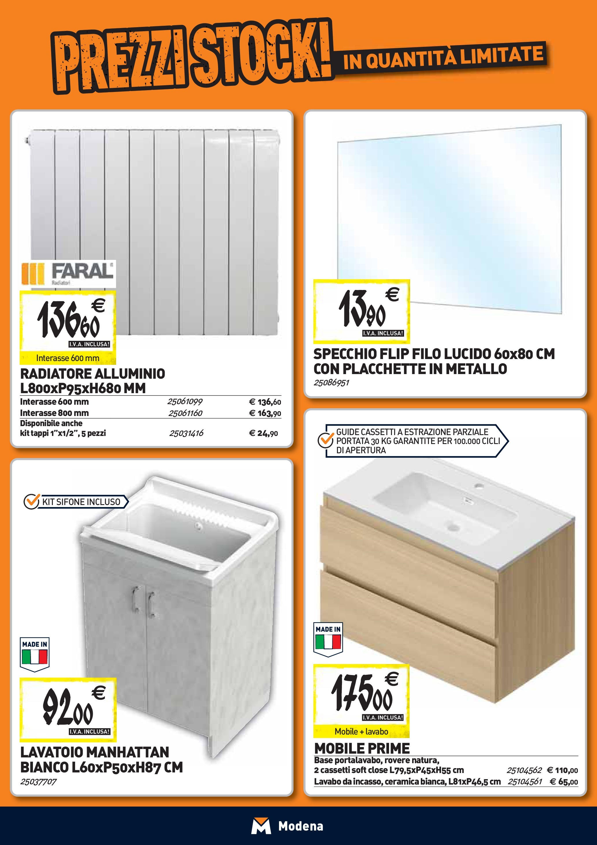 TECNOMAT - Straordinari prezzi stock! dal 27/08/2025 anteprima > nuovo offerte!β³ | Pagina: 6 | Prodotti: Mobile, Alluminio, Specchio Nuovo TECNOMAT - Straordinari prezzi stock! dal 27/08/2025 > offerte anteprima ποΈ | Pagina: 6 | Prodotti: Mobile, Alluminio, Specchio