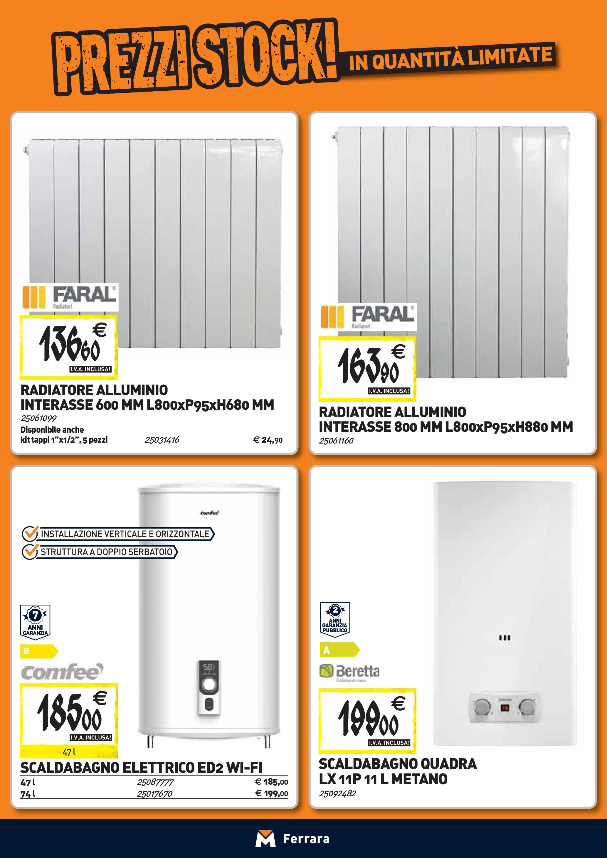 TECNOMAT - Straordinari prezzi stock! dal 27/08/2025 anteprima > nuovo offerte!β³ | Pagina: 7 | Prodotti: Scaldabagno, Alluminio Nuovo TECNOMAT - Straordinari prezzi stock! dal 27/08/2025 > offerte anteprima ποΈ | Pagina: 7 | Prodotti: Scaldabagno, Alluminio