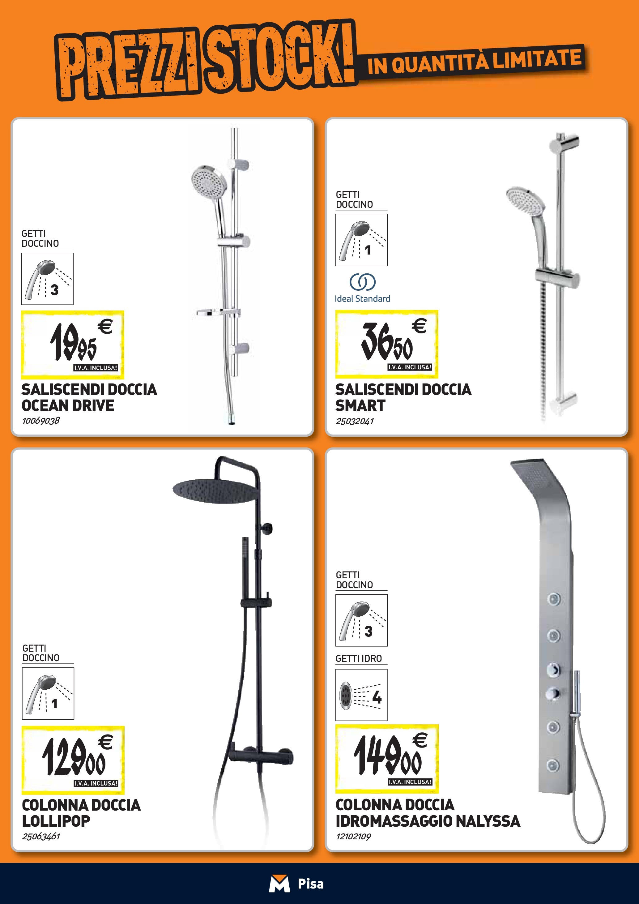 TECNOMAT - Straordinari prezzi stock! dal 27/08/2025 anteprima > nuovo offerte!β³ | Pagina: 5 | Prodotti: Doccia Nuovo TECNOMAT - Straordinari prezzi stock! dal 27/08/2025 > offerte anteprima ποΈ | Pagina: 5 | Prodotti: Doccia