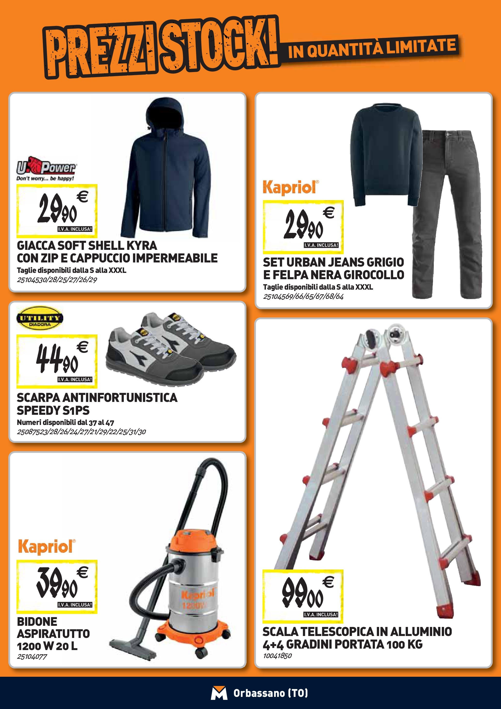 TECNOMAT - Straordinari prezzi stock! dal 27/08/2025 anteprima > nuovo offerte!β³ | Pagina: 19 | Prodotti: Giacca, Jeans, Scala, Alluminio Nuovo TECNOMAT - Straordinari prezzi stock! dal 27/08/2025 > offerte anteprima ποΈ | Pagina: 19 | Prodotti: Giacca, Jeans, Scala, Alluminio
