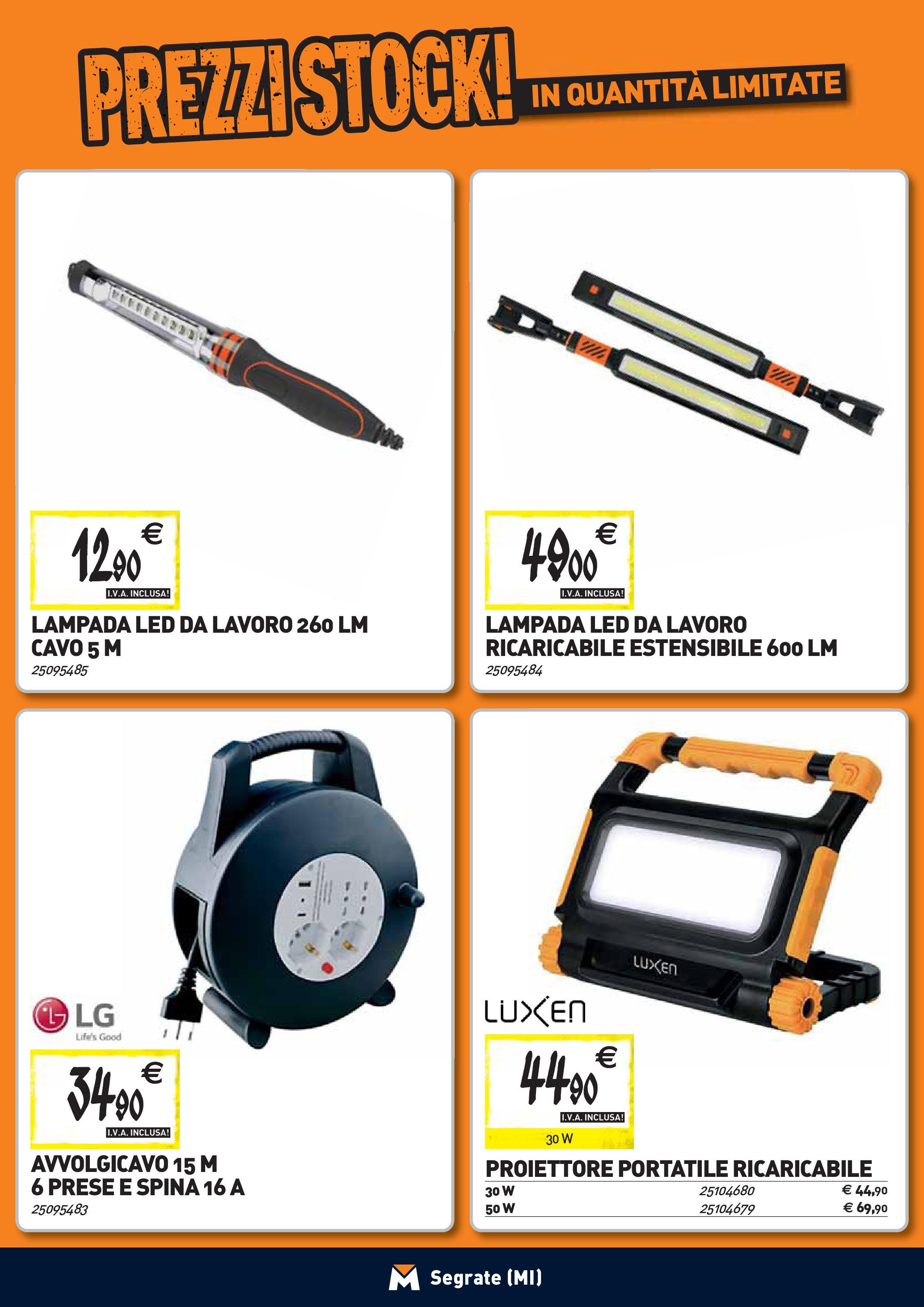 TECNOMAT - Straordinari prezzi stock! dal 27/08/2025 anteprima > nuovo offerte!β³ | Pagina: 17 | Prodotti: Cavo, Lampada Nuovo TECNOMAT - Straordinari prezzi stock! dal 27/08/2025 > offerte anteprima ποΈ | Pagina: 17 | Prodotti: Cavo, Lampada