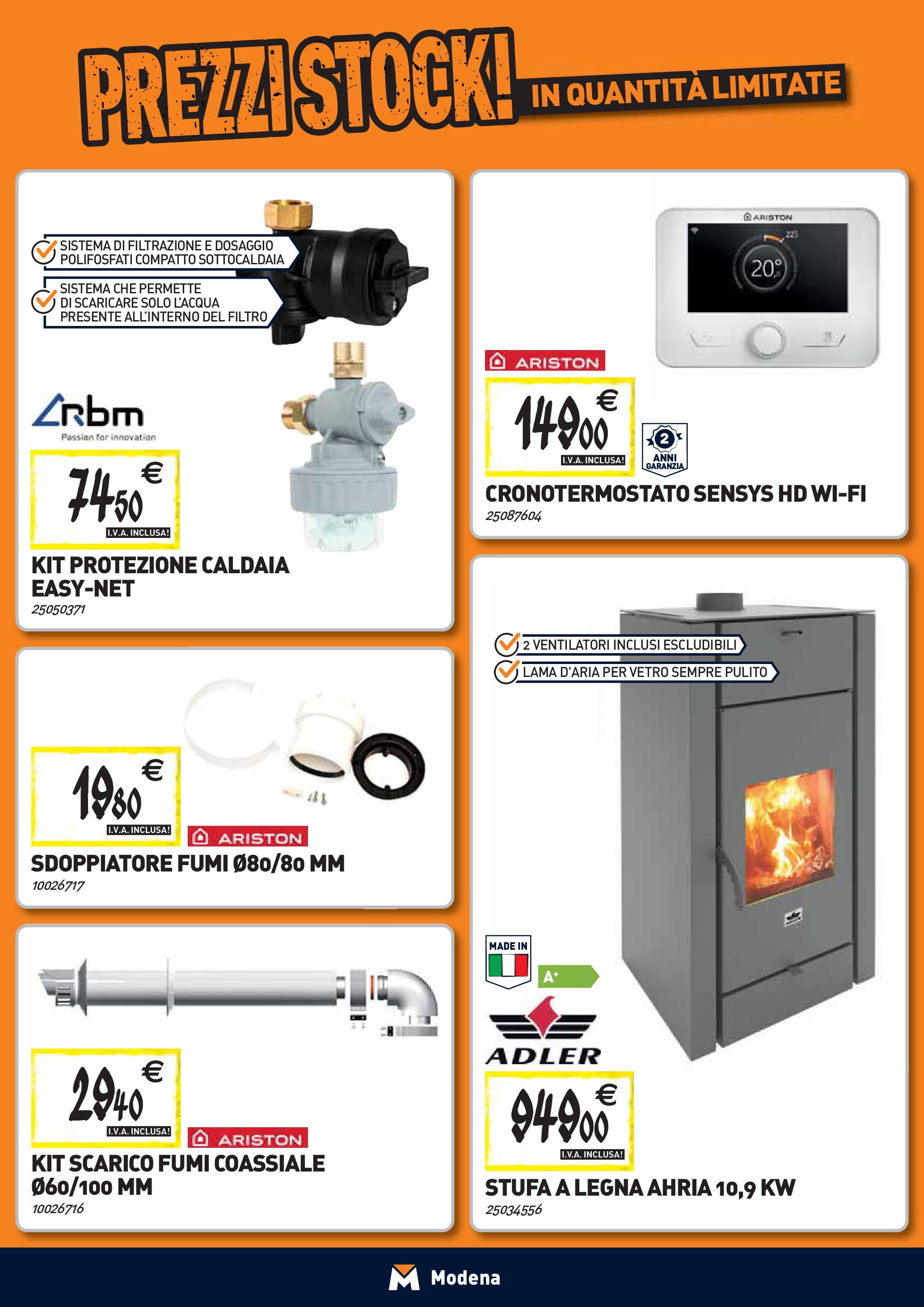 TECNOMAT - Straordinari prezzi stock! dal 27/08/2025 anteprima > nuovo offerte!β³ | Pagina: 8 | Prodotti: Caldaia, Stufa a legna, Stufa Nuovo TECNOMAT - Straordinari prezzi stock! dal 27/08/2025 > offerte anteprima ποΈ | Pagina: 8 | Prodotti: Caldaia, Stufa a legna, Stufa