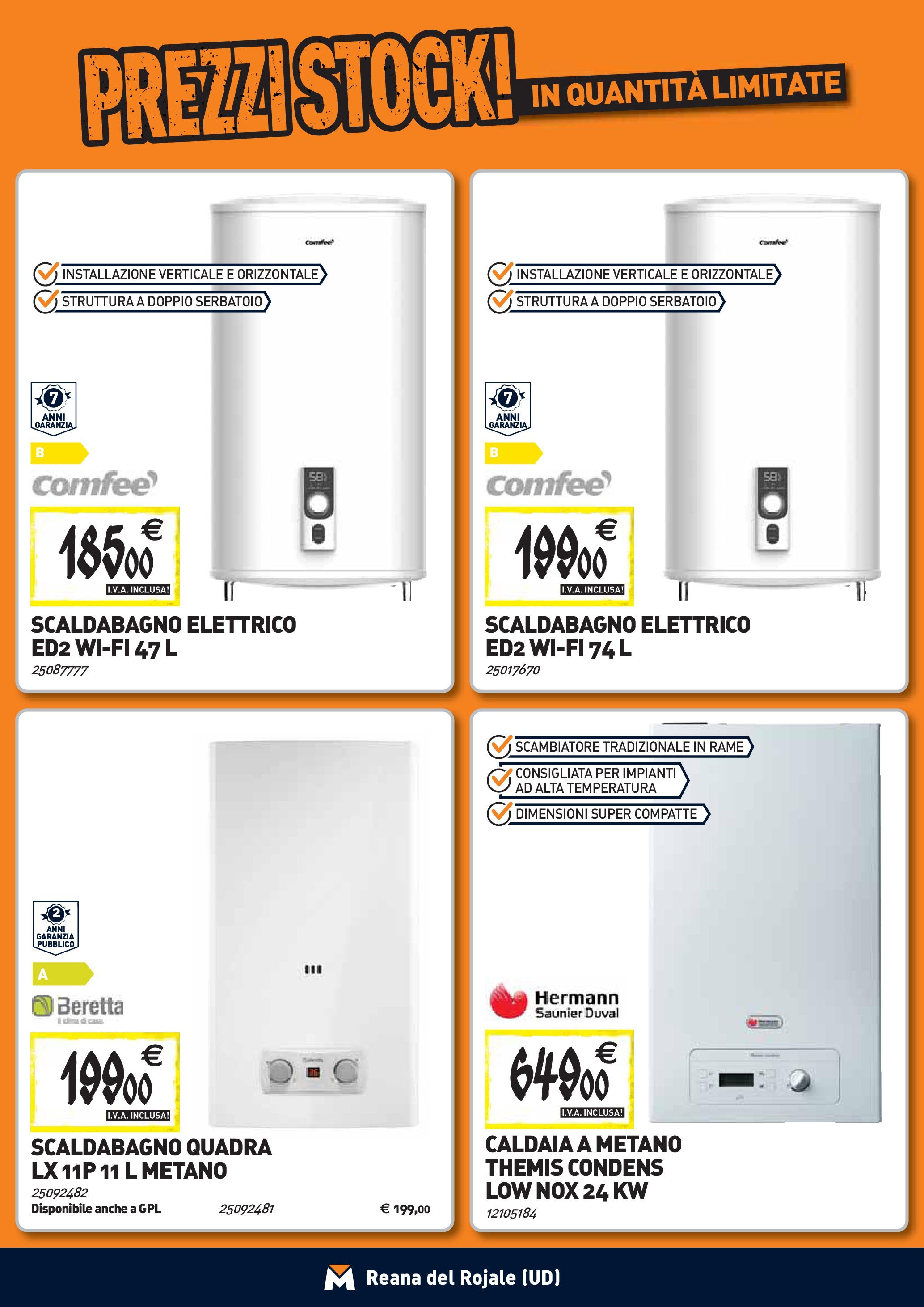 TECNOMAT - Straordinari prezzi stock! dal 27/08/2025 anteprima > nuovo offerte!β³ | Pagina: 7 | Prodotti: Scaldabagno, Caldaia Nuovo TECNOMAT - Straordinari prezzi stock! dal 27/08/2025 > offerte anteprima ποΈ | Pagina: 7 | Prodotti: Scaldabagno, Caldaia