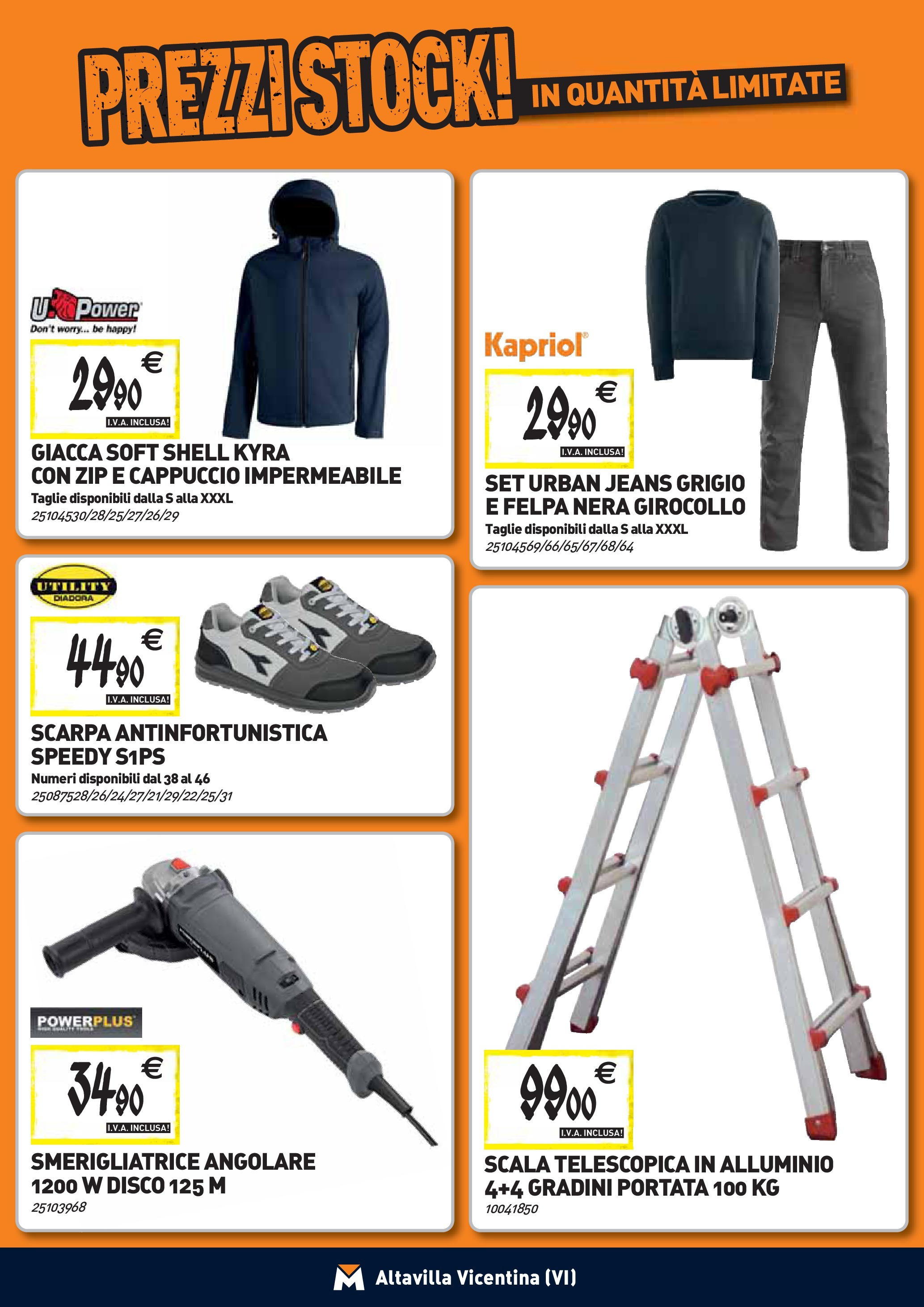 TECNOMAT - Straordinari prezzi stock! dal 27/08/2025 anteprima > nuovo offerte!β³ | Pagina: 19 | Prodotti: Felpa, Cappuccio, Scala, Disco Nuovo TECNOMAT - Straordinari prezzi stock! dal 27/08/2025 > offerte anteprima ποΈ | Pagina: 19 | Prodotti: Felpa, Cappuccio, Scala, Disco