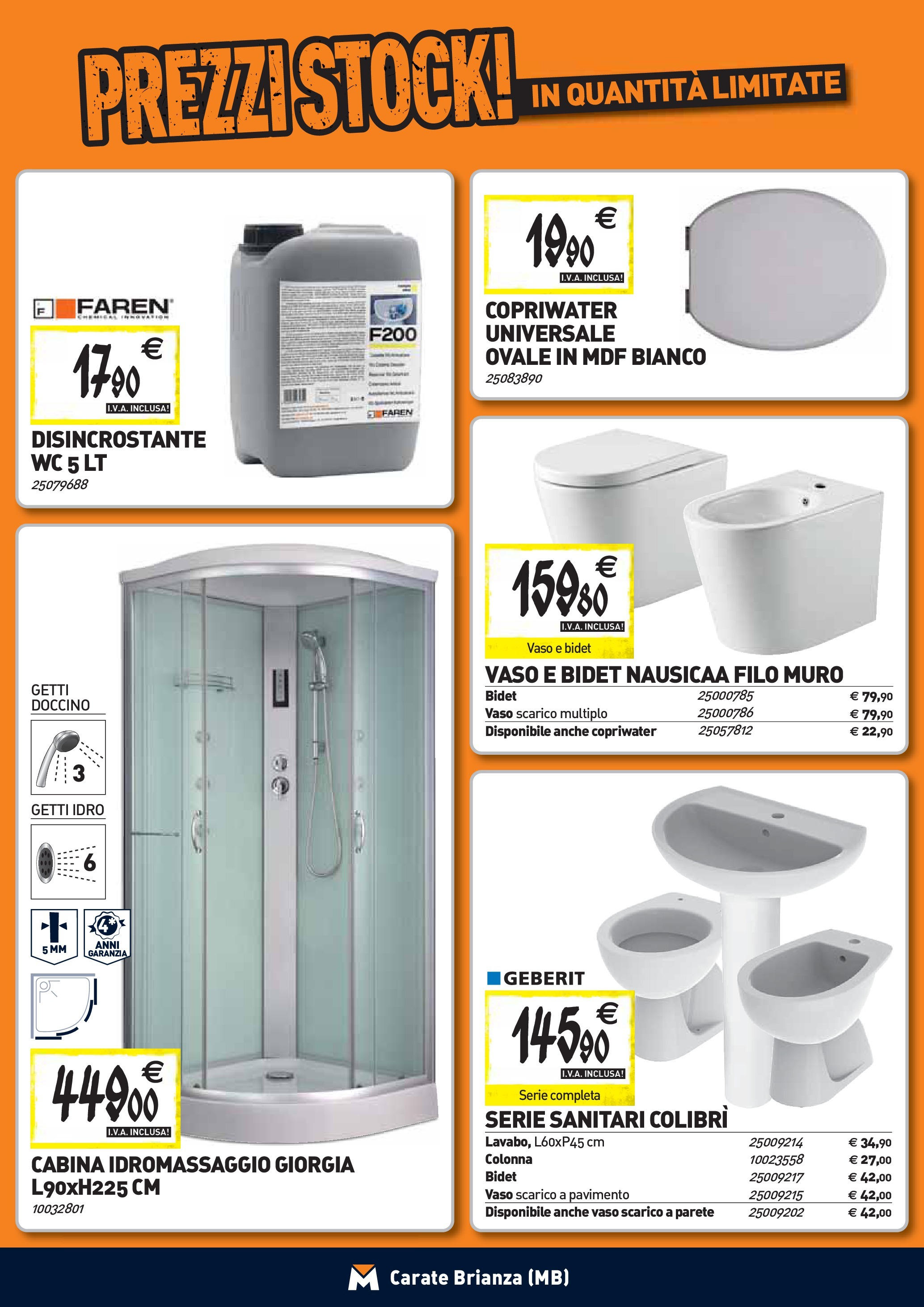 TECNOMAT - Straordinari prezzi stock! dal 27/08/2025 anteprima > nuovo offerte!β³ | Pagina: 3 | Prodotti: Pavimento, WC, Vaso Nuovo TECNOMAT - Straordinari prezzi stock! dal 27/08/2025 > offerte anteprima ποΈ | Pagina: 3 | Prodotti: Pavimento, WC, Vaso