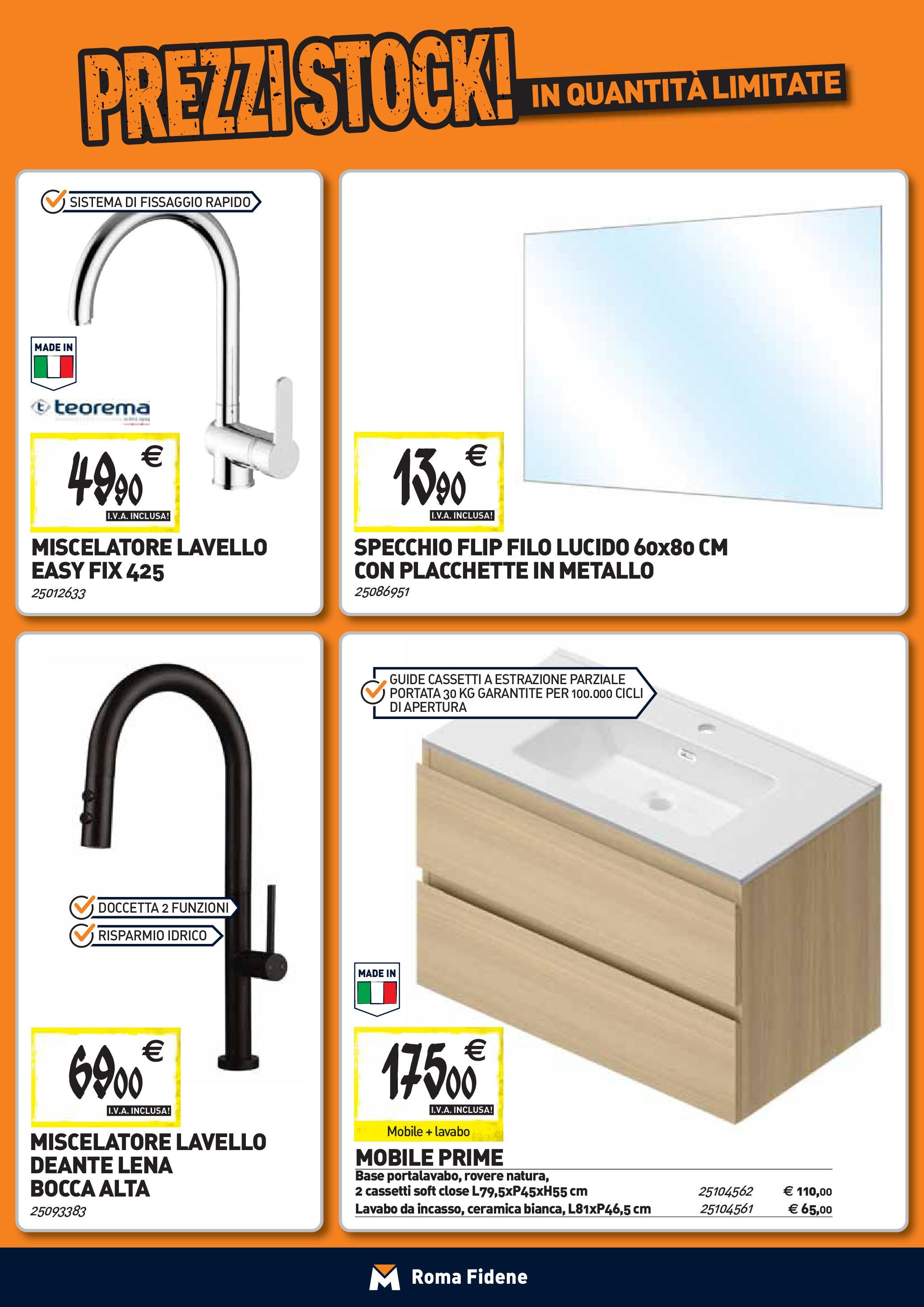 Tecnomat catalogo dal 27/08/2025 anteprima > nuovo offerte!β³ | Pagina: 6 | Prodotti: Mobile, Lavello, Miscelatore, Specchio Nuovo Tecnomat catalogo dal 27/08/2025 > offerte anteprima ποΈ | Pagina: 6 | Prodotti: Mobile, Lavello, Miscelatore, Specchio