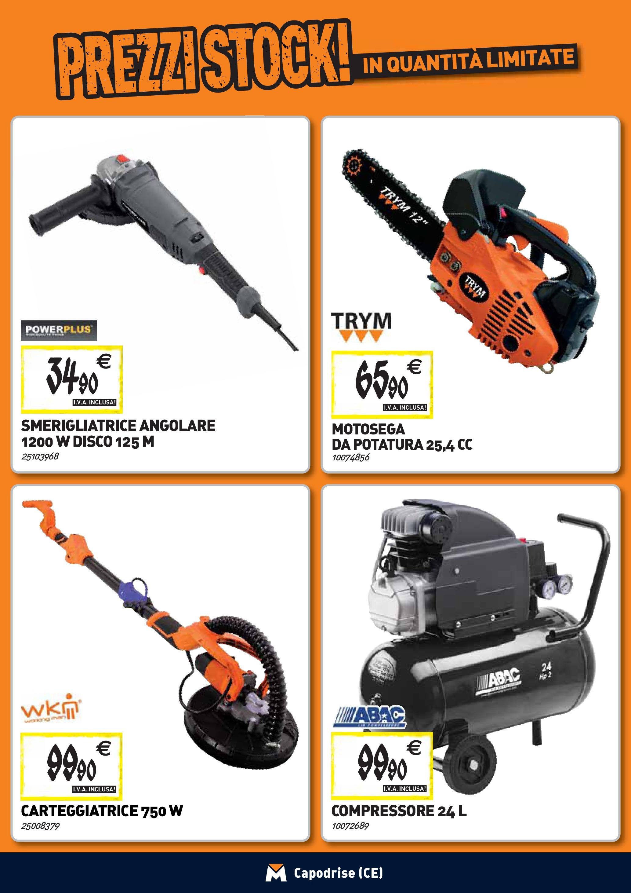TECNOMAT - Straordinari prezzi stock! dal 27/08/2025 anteprima > nuovo offerte!β³ | Pagina: 20 | Prodotti: Compressore, Motosega, Disco, Smerigliatrice Nuovo TECNOMAT - Straordinari prezzi stock! dal 27/08/2025 > offerte anteprima ποΈ | Pagina: 20 | Prodotti: Compressore, Motosega, Disco, Smerigliatrice