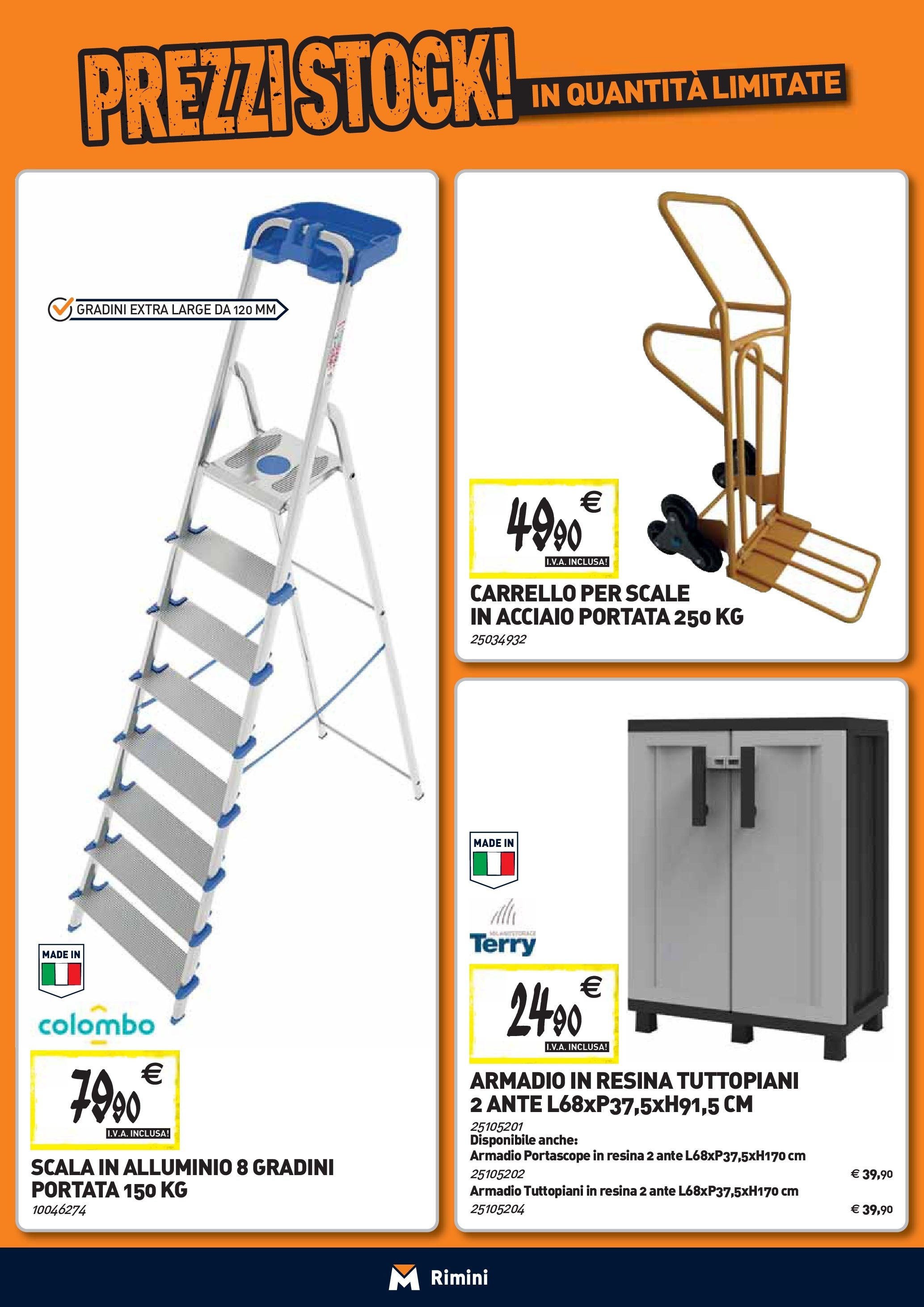 TECNOMAT - Straordinari prezzi stock! dal 27/08/2025 anteprima > nuovo offerte!β³ | Pagina: 20 | Prodotti: Carrello, Scala, Alluminio, Armadio Nuovo TECNOMAT - Straordinari prezzi stock! dal 27/08/2025 > offerte anteprima ποΈ | Pagina: 20 | Prodotti: Carrello, Scala, Alluminio, Armadio