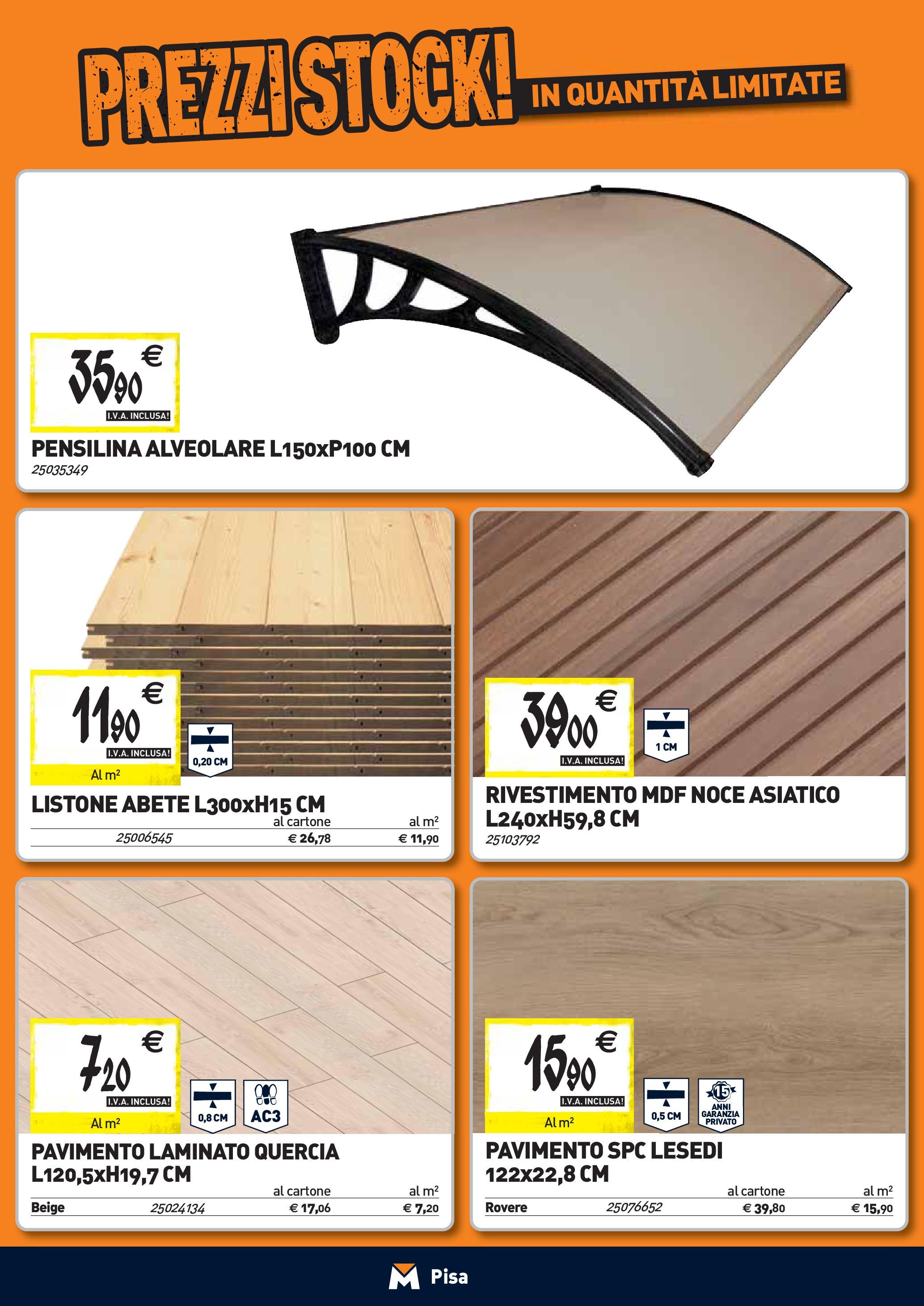 TECNOMAT - Straordinari prezzi stock! dal 27/08/2025 anteprima > nuovo offerte!β³ | Pagina: 12 | Prodotti: Pavimento Nuovo TECNOMAT - Straordinari prezzi stock! dal 27/08/2025 > offerte anteprima ποΈ | Pagina: 12 | Prodotti: Pavimento