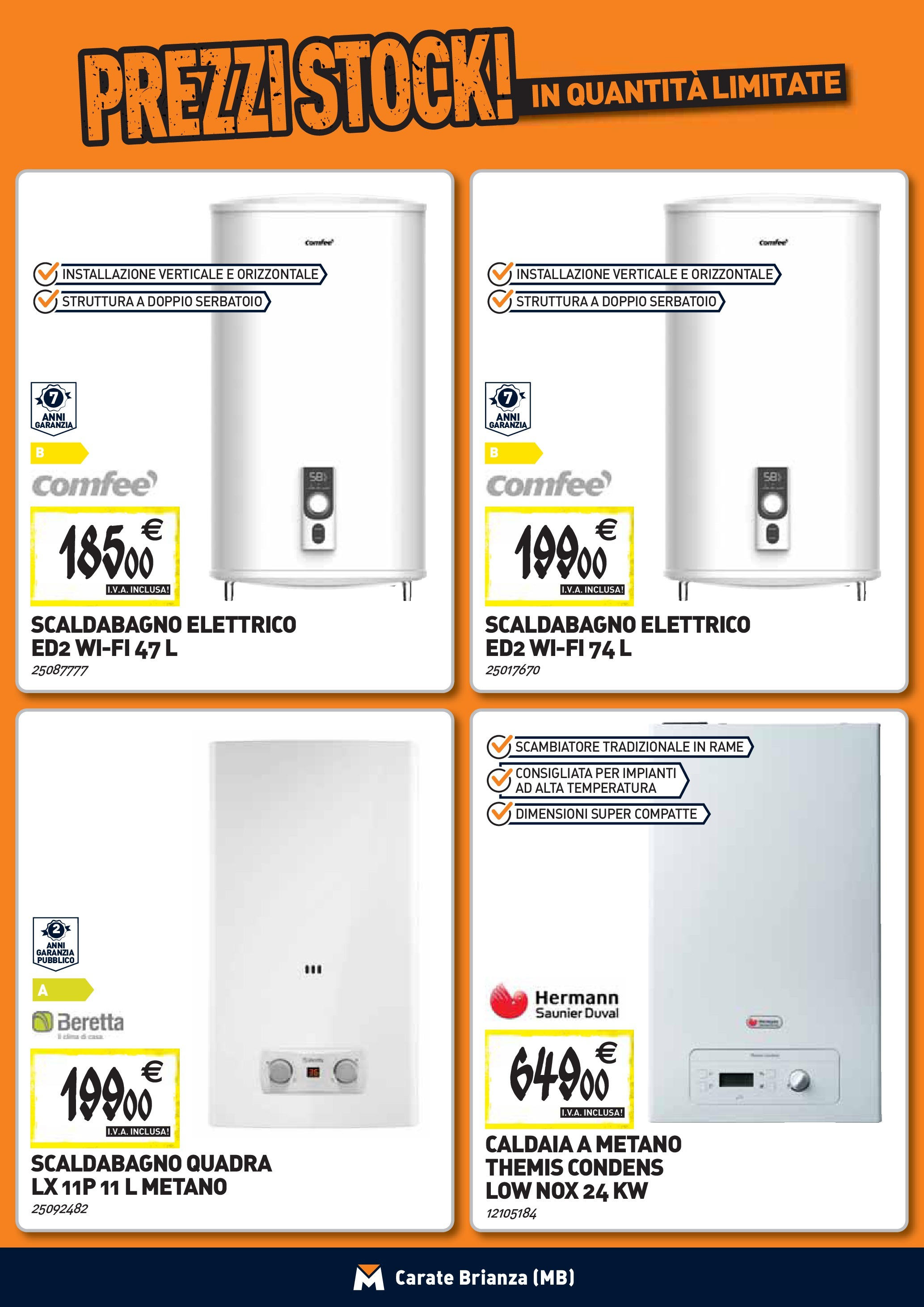TECNOMAT - Straordinari prezzi stock! dal 27/08/2025 anteprima > nuovo offerte!β³ | Pagina: 8 | Prodotti: Scaldabagno, Caldaia Nuovo TECNOMAT - Straordinari prezzi stock! dal 27/08/2025 > offerte anteprima ποΈ | Pagina: 8 | Prodotti: Scaldabagno, Caldaia