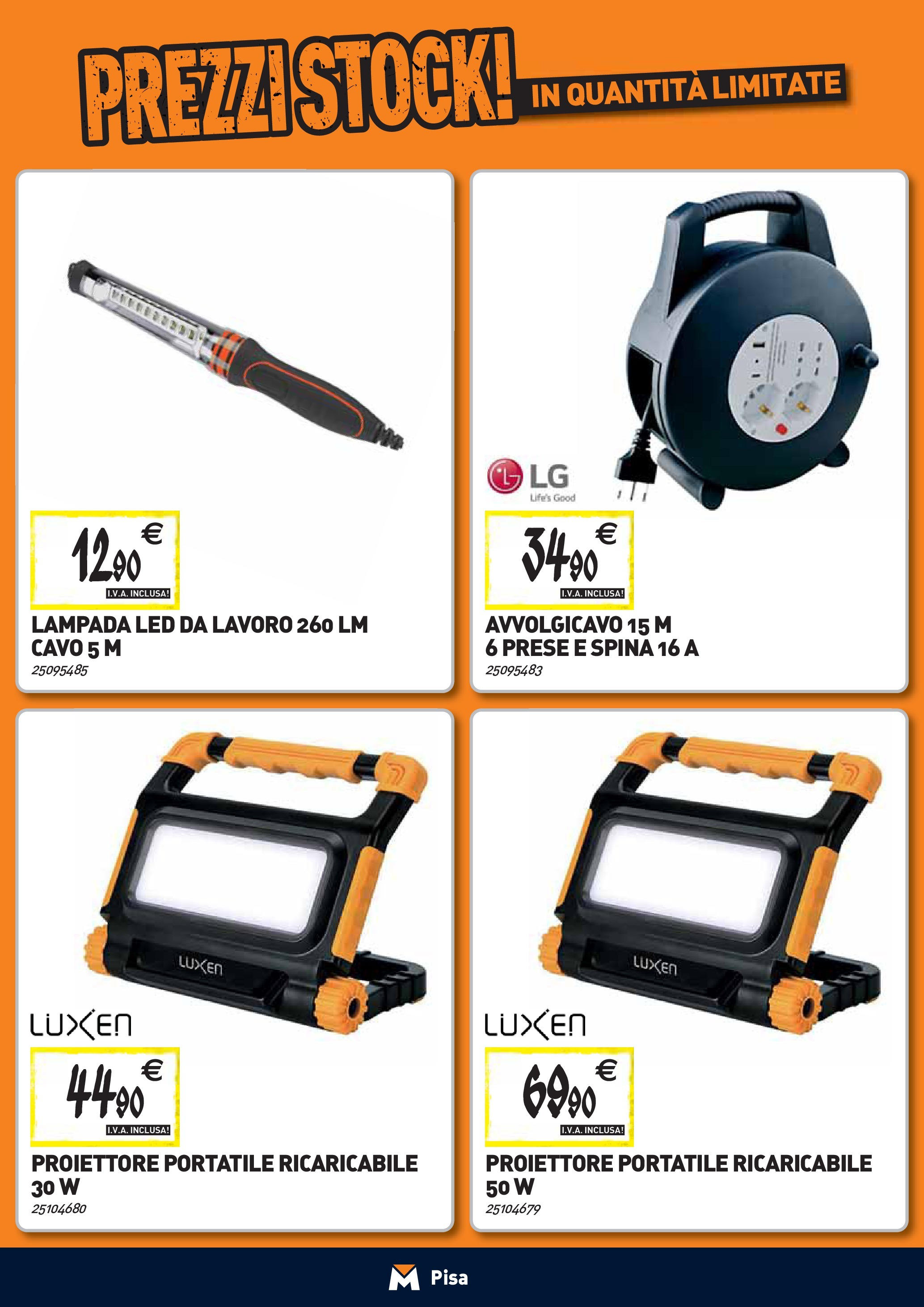 TECNOMAT - Straordinari prezzi stock! dal 27/08/2025 anteprima > nuovo offerte!β³ | Pagina: 18 | Prodotti: Cavo, Lampada Nuovo TECNOMAT - Straordinari prezzi stock! dal 27/08/2025 > offerte anteprima ποΈ | Pagina: 18 | Prodotti: Cavo, Lampada