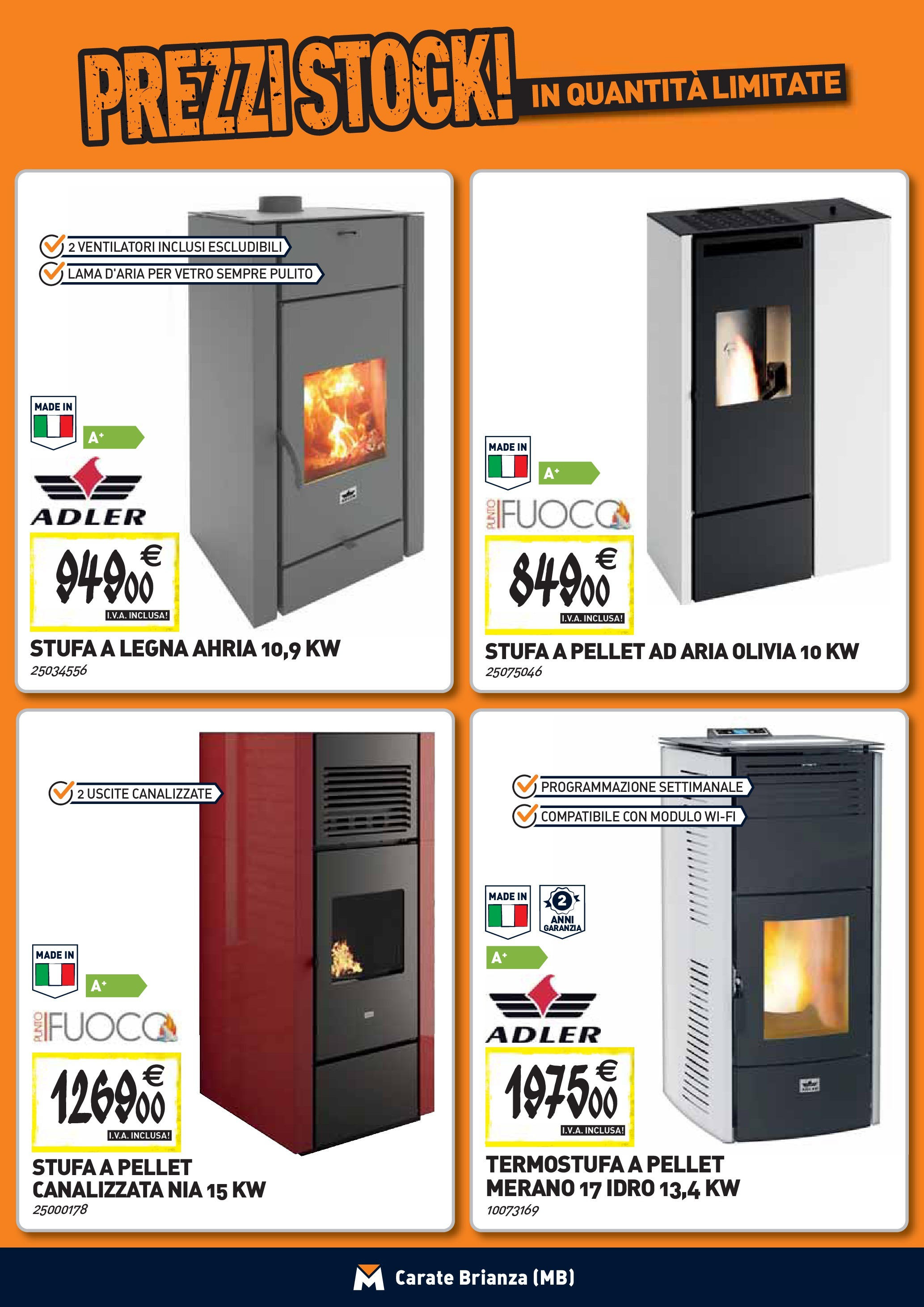 TECNOMAT - Straordinari prezzi stock! dal 27/08/2025 anteprima > nuovo offerte!β³ | Pagina: 10 | Prodotti: Pellet, Stufa a legna, Stufa a pellet, Stufa Nuovo TECNOMAT - Straordinari prezzi stock! dal 27/08/2025 > offerte anteprima ποΈ | Pagina: 10 | Prodotti: Pellet, Stufa a legna, Stufa a pellet, Stufa