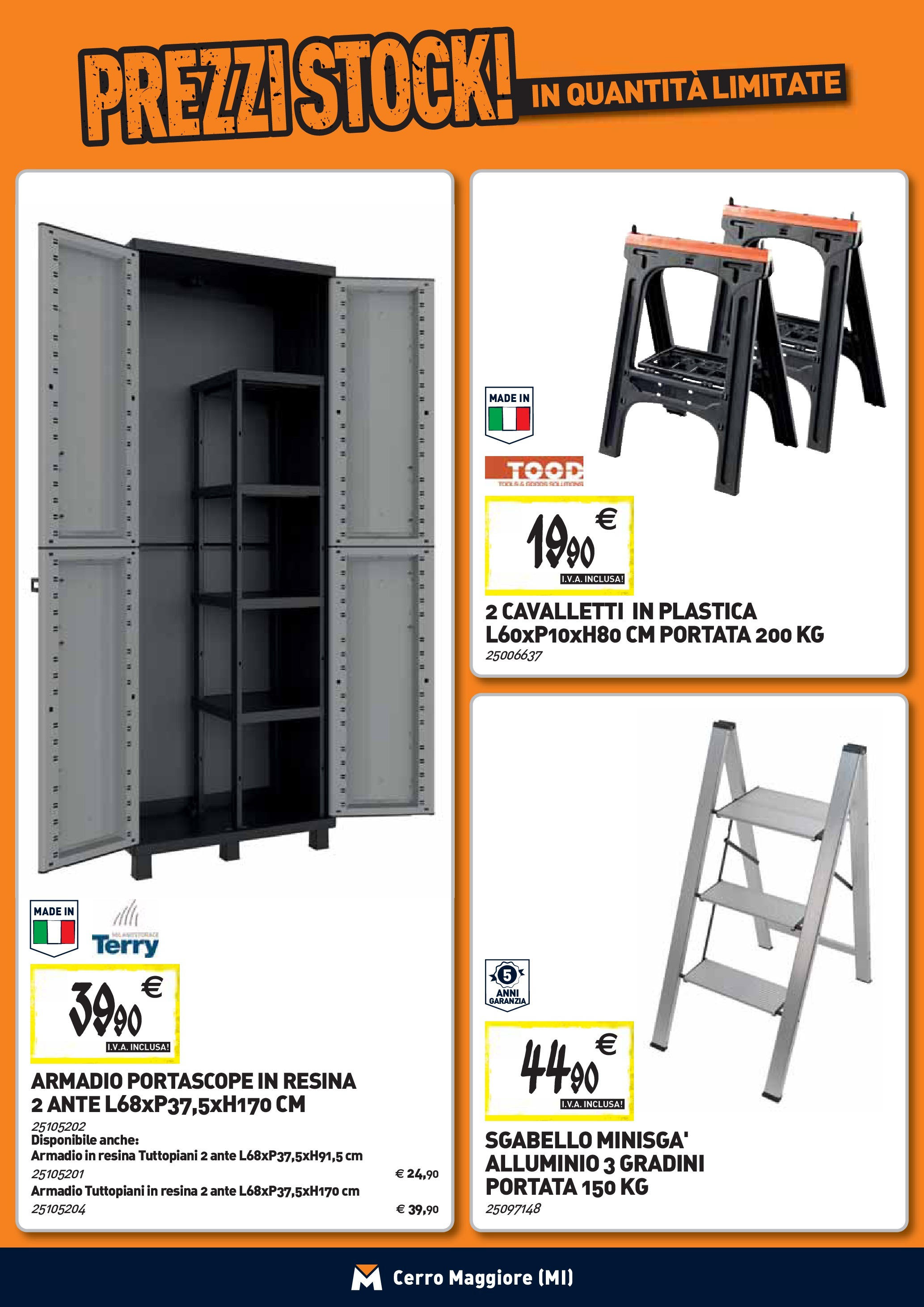 TECNOMAT - Straordinari prezzi stock! dal 27/08/2025 anteprima > nuovo offerte!β³ | Pagina: 23 | Prodotti: Sgabello, Alluminio, Armadio Nuovo TECNOMAT - Straordinari prezzi stock! dal 27/08/2025 > offerte anteprima ποΈ | Pagina: 23 | Prodotti: Sgabello, Alluminio, Armadio