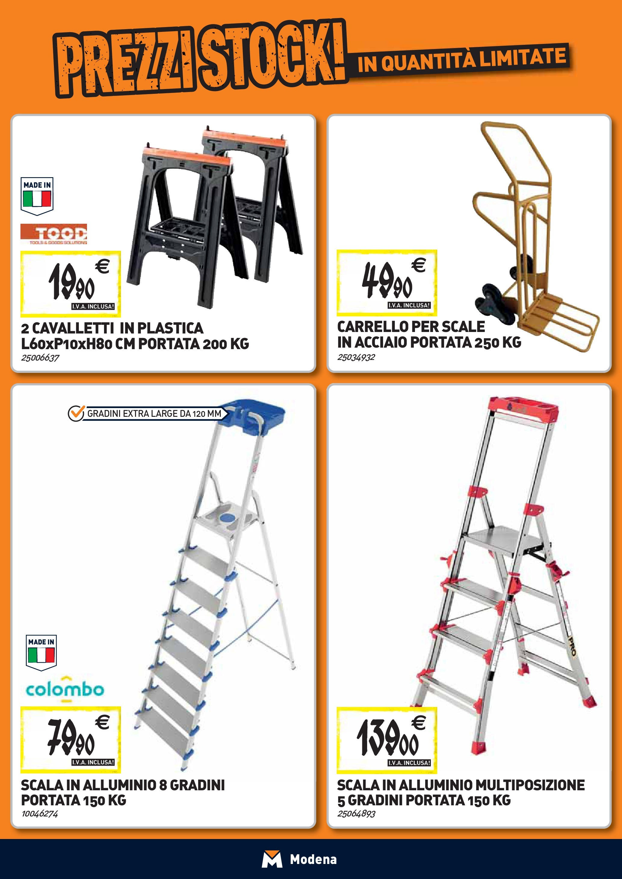 TECNOMAT - Straordinari prezzi stock! dal 27/08/2025 anteprima > nuovo offerte!β³ | Pagina: 22 | Prodotti: Carrello, Scala, Alluminio Nuovo TECNOMAT - Straordinari prezzi stock! dal 27/08/2025 > offerte anteprima ποΈ | Pagina: 22 | Prodotti: Carrello, Scala, Alluminio