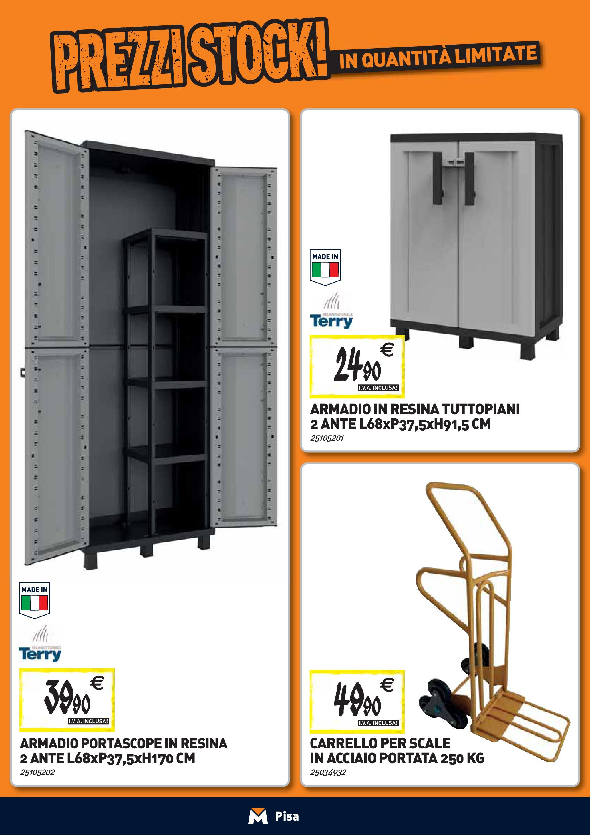 TECNOMAT - Straordinari prezzi stock! dal 27/08/2025 anteprima > nuovo offerte!β³ | Pagina: 24 | Prodotti: Carrello, Armadio Nuovo TECNOMAT - Straordinari prezzi stock! dal 27/08/2025 > offerte anteprima ποΈ | Pagina: 24 | Prodotti: Carrello, Armadio