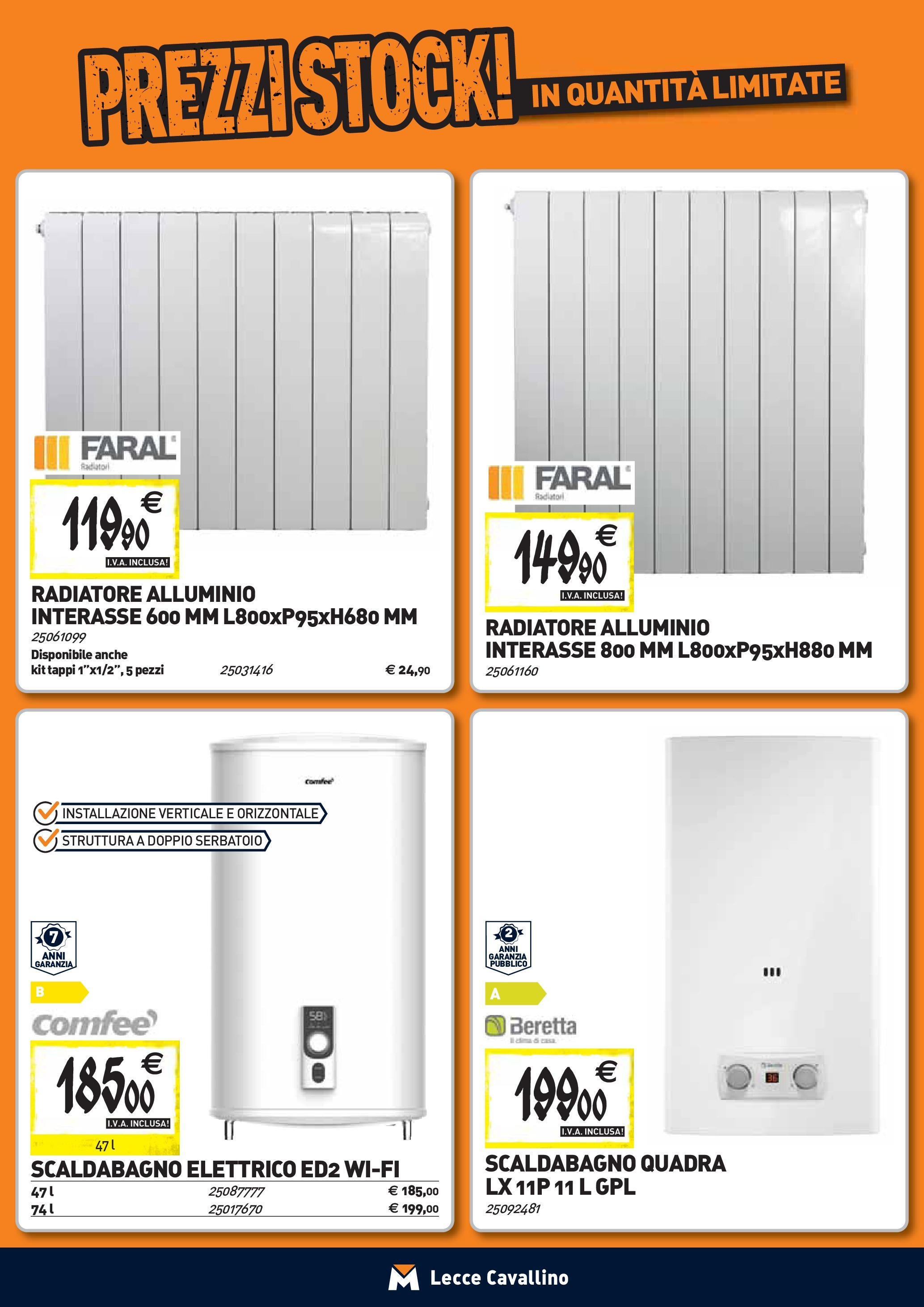 TECNOMAT - Straordinari prezzi stock! dal 27/08/2025 anteprima > nuovo offerte!β³ | Pagina: 7 | Prodotti: Scaldabagno, Alluminio Nuovo TECNOMAT - Straordinari prezzi stock! dal 27/08/2025 > offerte anteprima ποΈ | Pagina: 7 | Prodotti: Scaldabagno, Alluminio