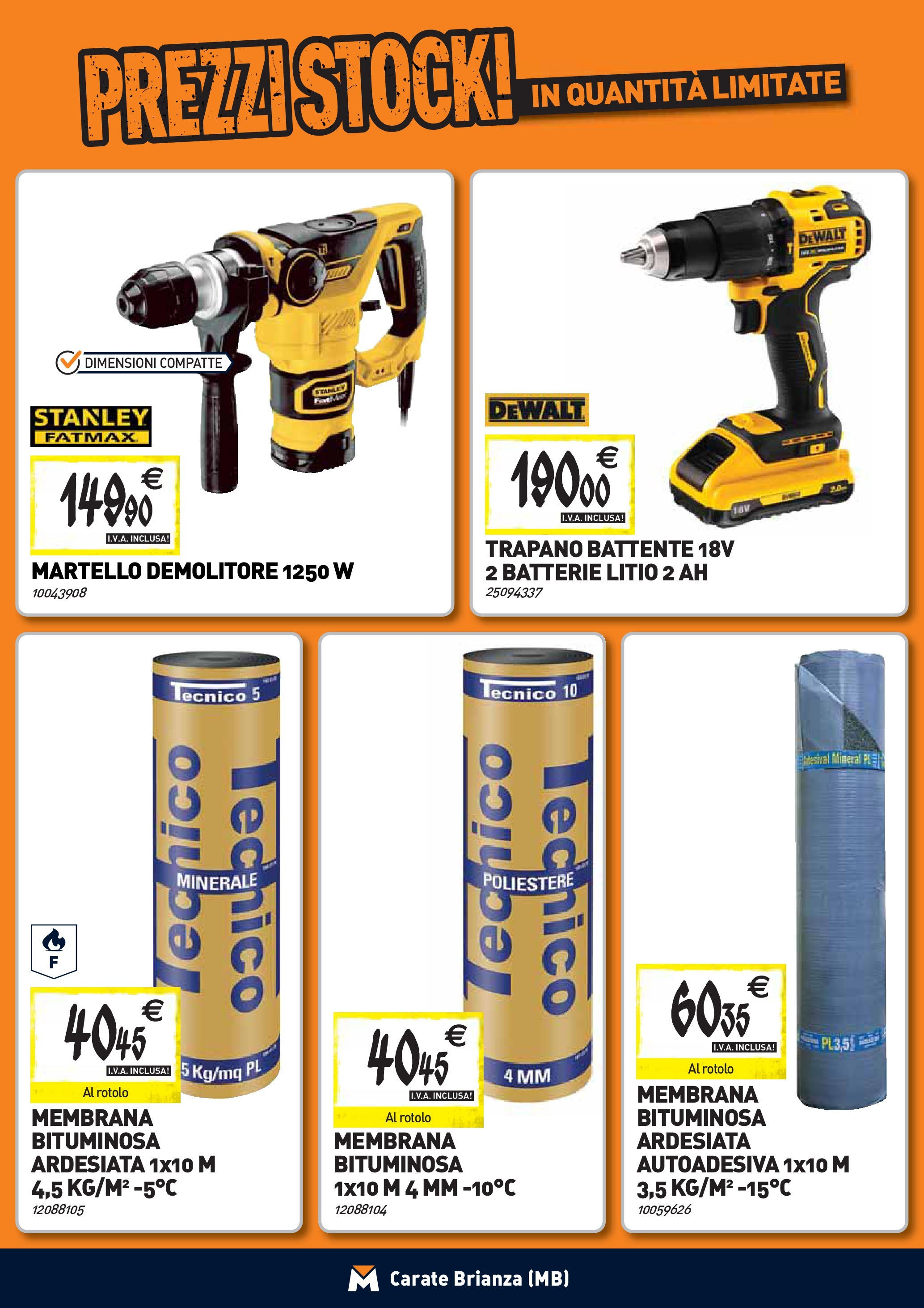 TECNOMAT - Straordinari prezzi stock! dal 27/08/2025 anteprima > nuovo offerte!β³ | Pagina: 21 | Prodotti: Trapano, Martello, Batterie Nuovo TECNOMAT - Straordinari prezzi stock! dal 27/08/2025 > offerte anteprima ποΈ | Pagina: 21 | Prodotti: Trapano, Martello, Batterie