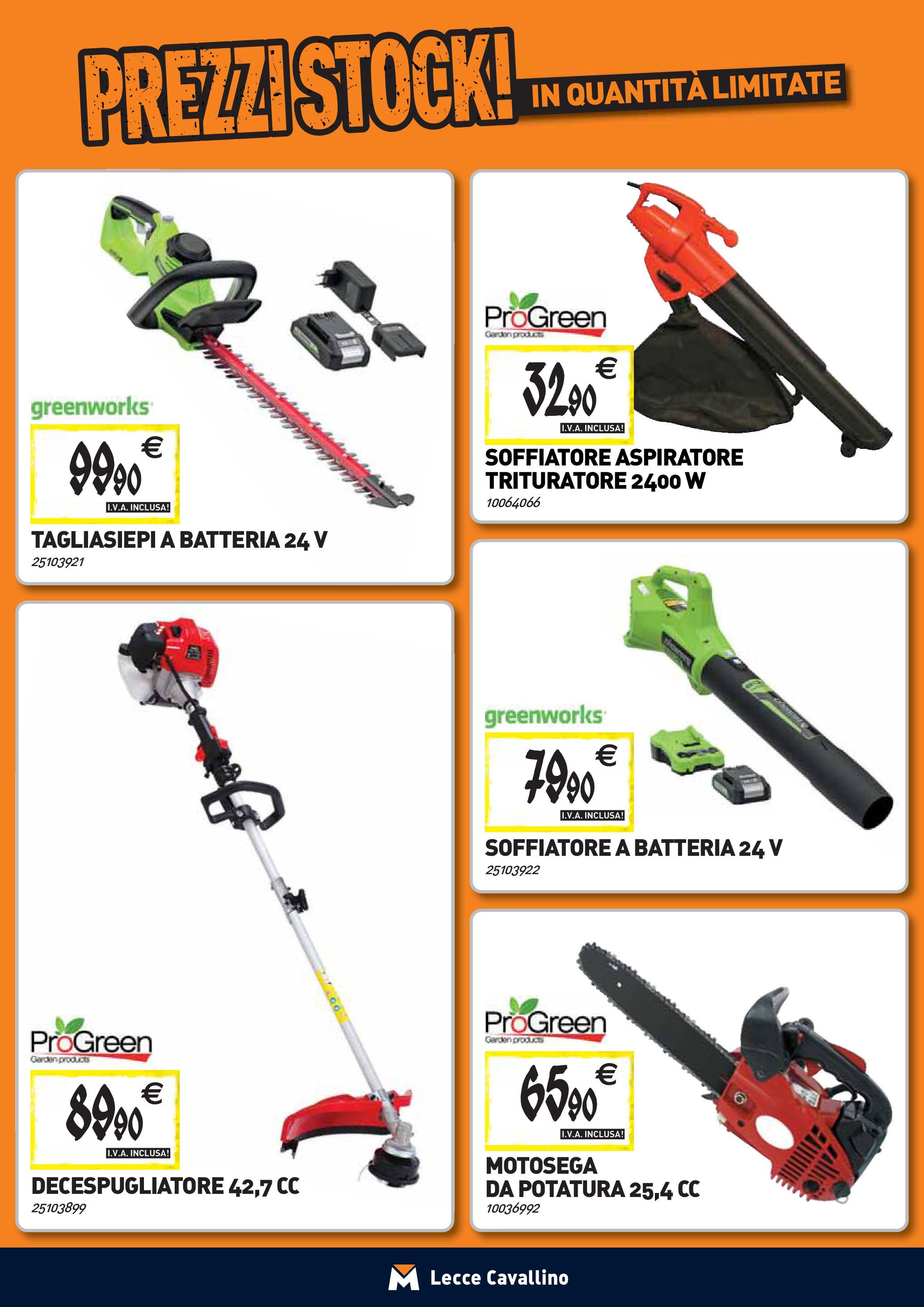 TECNOMAT - Straordinari prezzi stock! dal 27/08/2025 anteprima > nuovo offerte!β³ | Pagina: 17 | Prodotti: Decespugliatore, Motosega, Trituratore, Batteria Nuovo TECNOMAT - Straordinari prezzi stock! dal 27/08/2025 > offerte anteprima ποΈ | Pagina: 17 | Prodotti: Decespugliatore, Motosega, Trituratore, Batteria