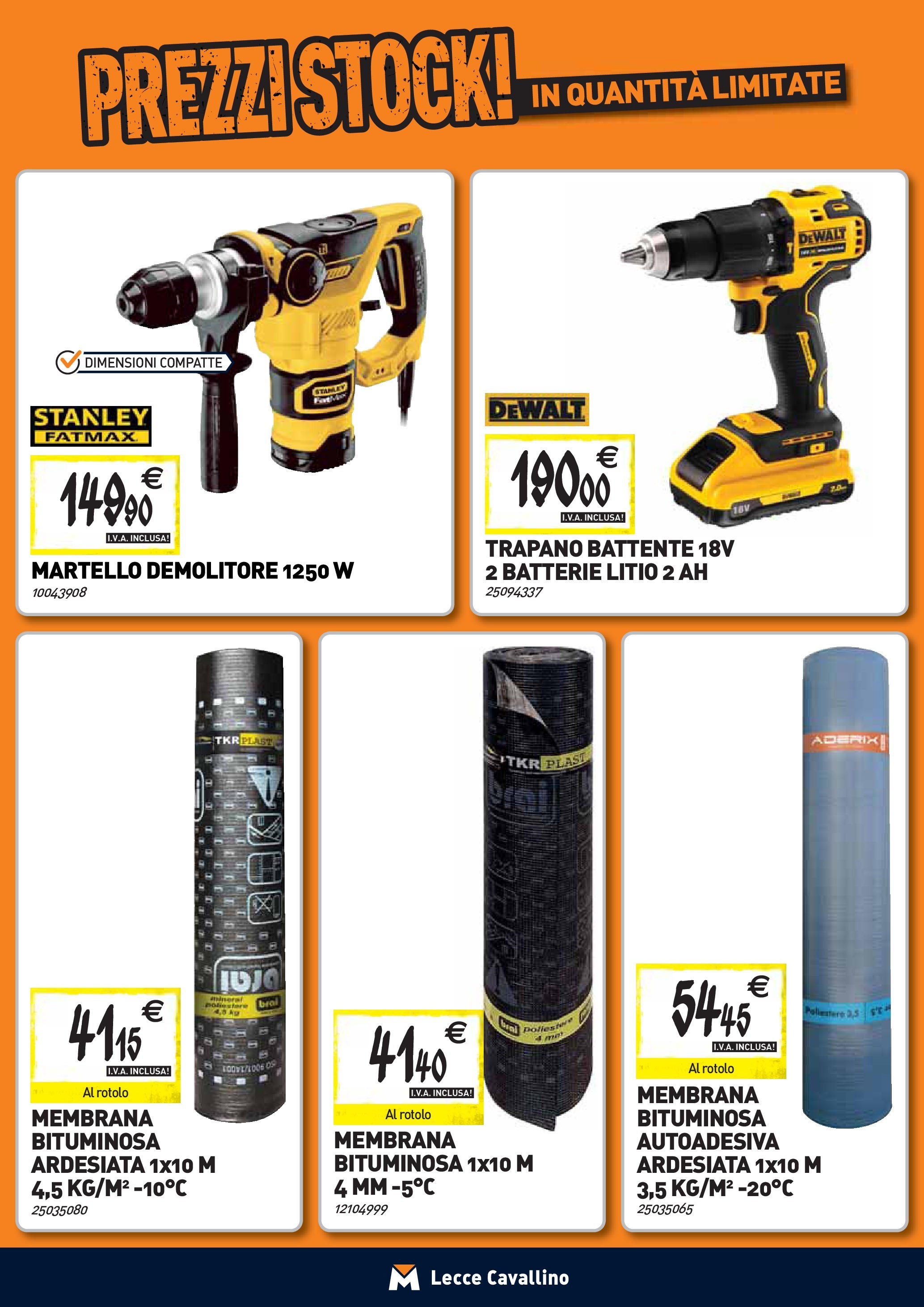 TECNOMAT - Straordinari prezzi stock! dal 27/08/2025 anteprima > nuovo offerte!β³ | Pagina: 20 | Prodotti: Trapano, Martello, Batterie Nuovo TECNOMAT - Straordinari prezzi stock! dal 27/08/2025 > offerte anteprima ποΈ | Pagina: 20 | Prodotti: Trapano, Martello, Batterie