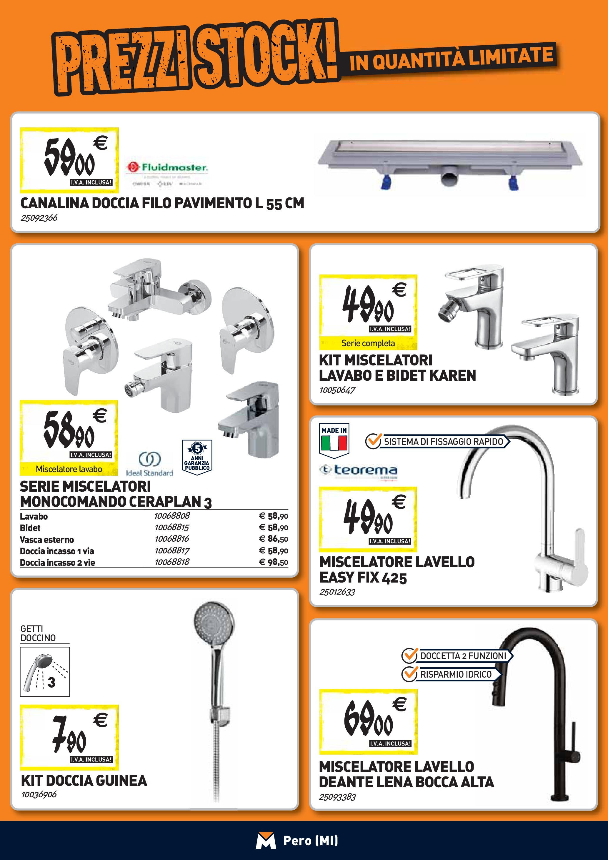 TECNOMAT - Straordinari prezzi stock! dal 27/08/2025 anteprima > nuovo offerte!β³ | Pagina: 4 | Prodotti: Pavimento, Lavello, Miscelatore, Doccia Nuovo TECNOMAT - Straordinari prezzi stock! dal 27/08/2025 > offerte anteprima ποΈ | Pagina: 4 | Prodotti: Pavimento, Lavello, Miscelatore, Doccia