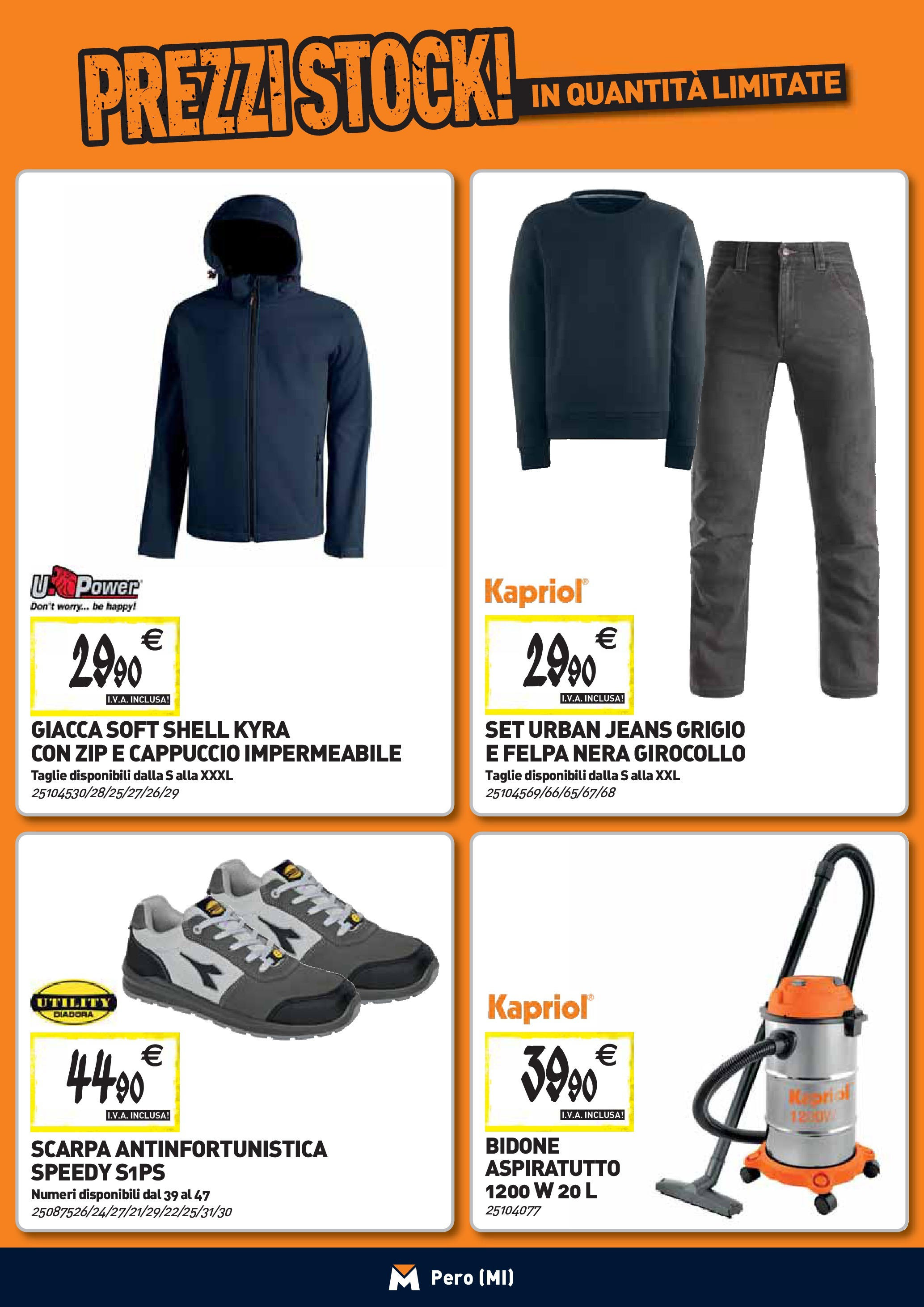 TECNOMAT - Straordinari prezzi stock! dal 27/08/2025 anteprima > nuovo offerte!β³ | Pagina: 19 | Prodotti: Felpa, Giacca, Jeans, Cappuccio Nuovo TECNOMAT - Straordinari prezzi stock! dal 27/08/2025 > offerte anteprima ποΈ | Pagina: 19 | Prodotti: Felpa, Giacca, Jeans, Cappuccio