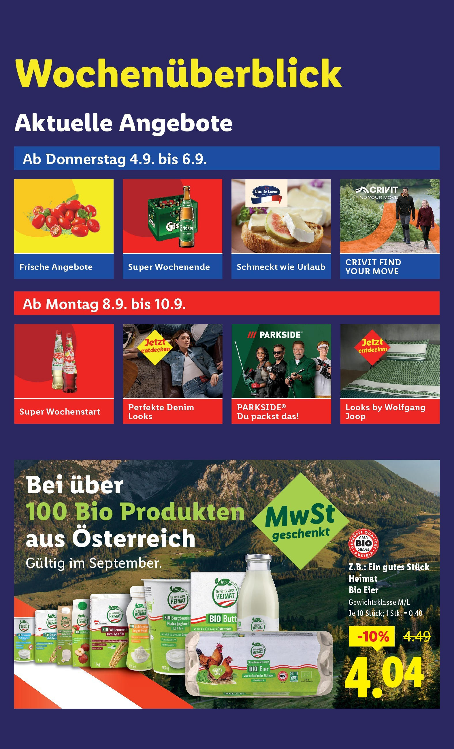 Lidl Flugblatt - Fohnsdorf, Neunkirchen, Graz ab 04.09.2025 - Angebote ab donnerstag | Seite: 2 | Produkte: Eier