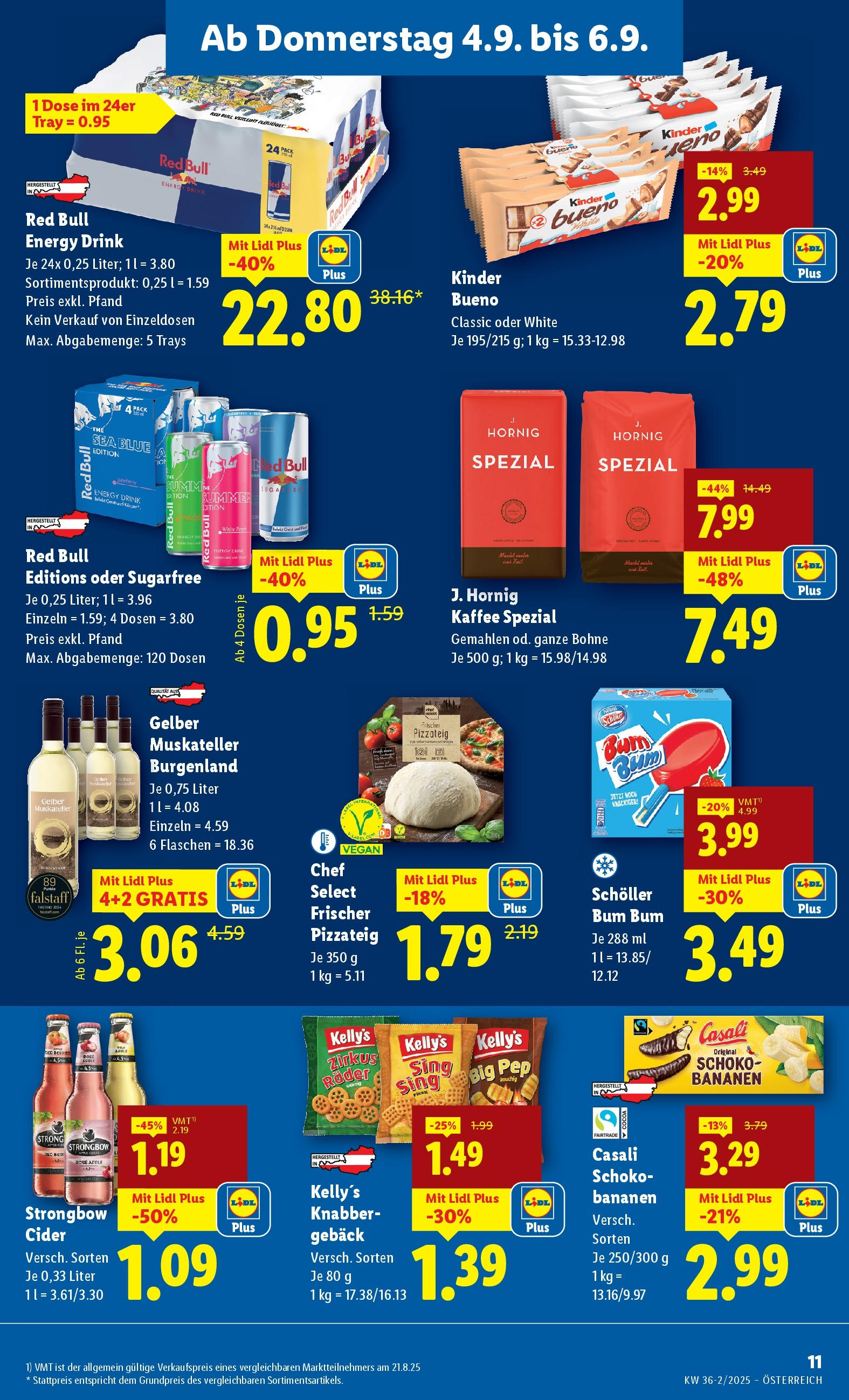 Lidl Flugblatt - Fohnsdorf, Neunkirchen, Graz ab 04.09.2025 - Angebote ab donnerstag | Seite: 13 | Produkte: Apple, Kaffee, Bananen