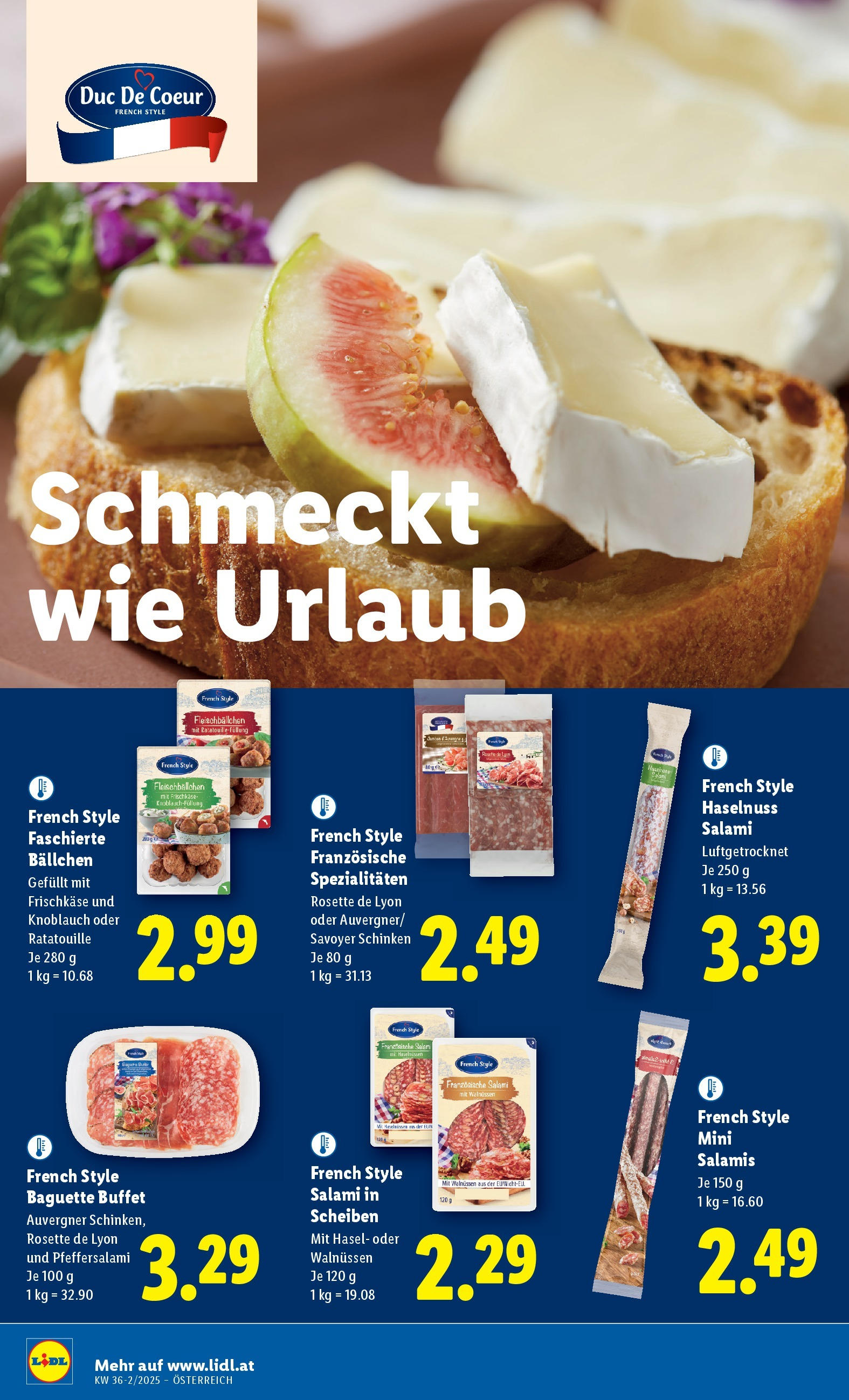 Lidl Flugblatt - Fohnsdorf, Neunkirchen, Graz ab 04.09.2025 - Angebote ab donnerstag | Seite: 14 | Produkte: Knoblauch, Jääkaappipakastin, Salami, Schinken