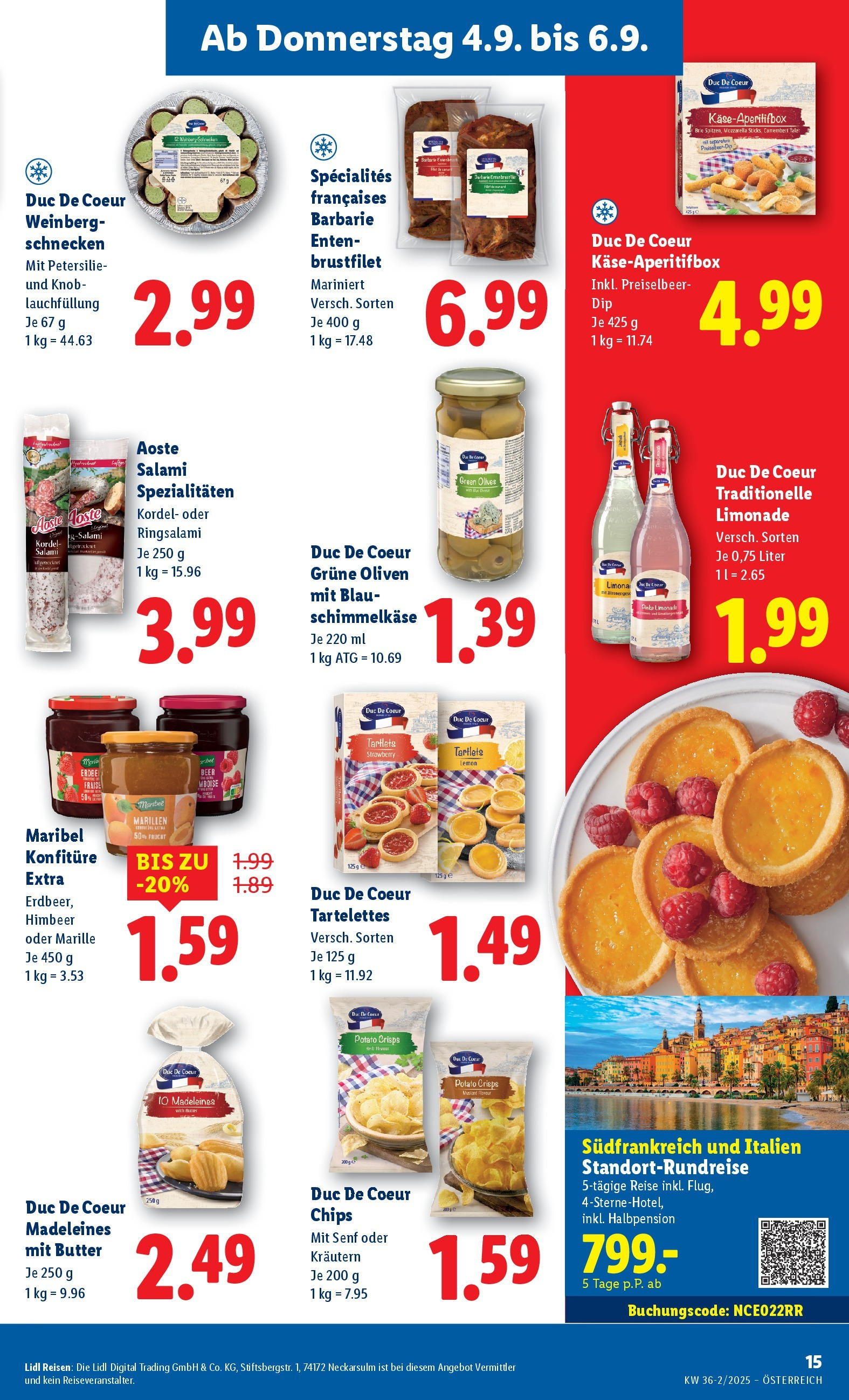 Lidl Flugblatt - Fohnsdorf, Neunkirchen, Graz ab 04.09.2025 - Angebote ab donnerstag | Seite: 17 | Produkte: Chips, Petersilie, Szeder, Salami