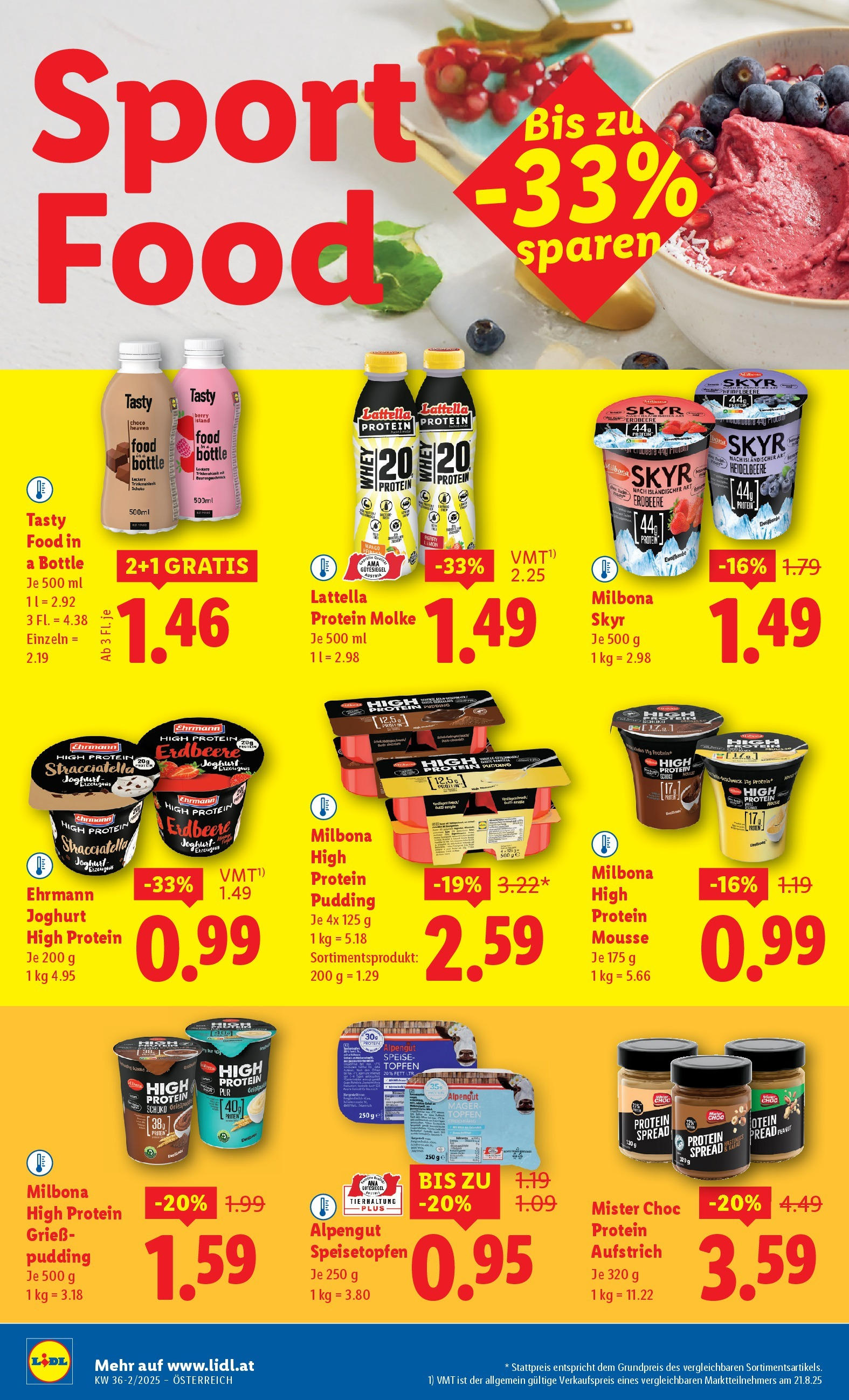 Lidl Flugblatt - Fohnsdorf, Neunkirchen, Graz ab 04.09.2025 - Angebote ab donnerstag | Seite: 18 | Produkte: Matériel de rangement Fitness, Mango, Joghurt