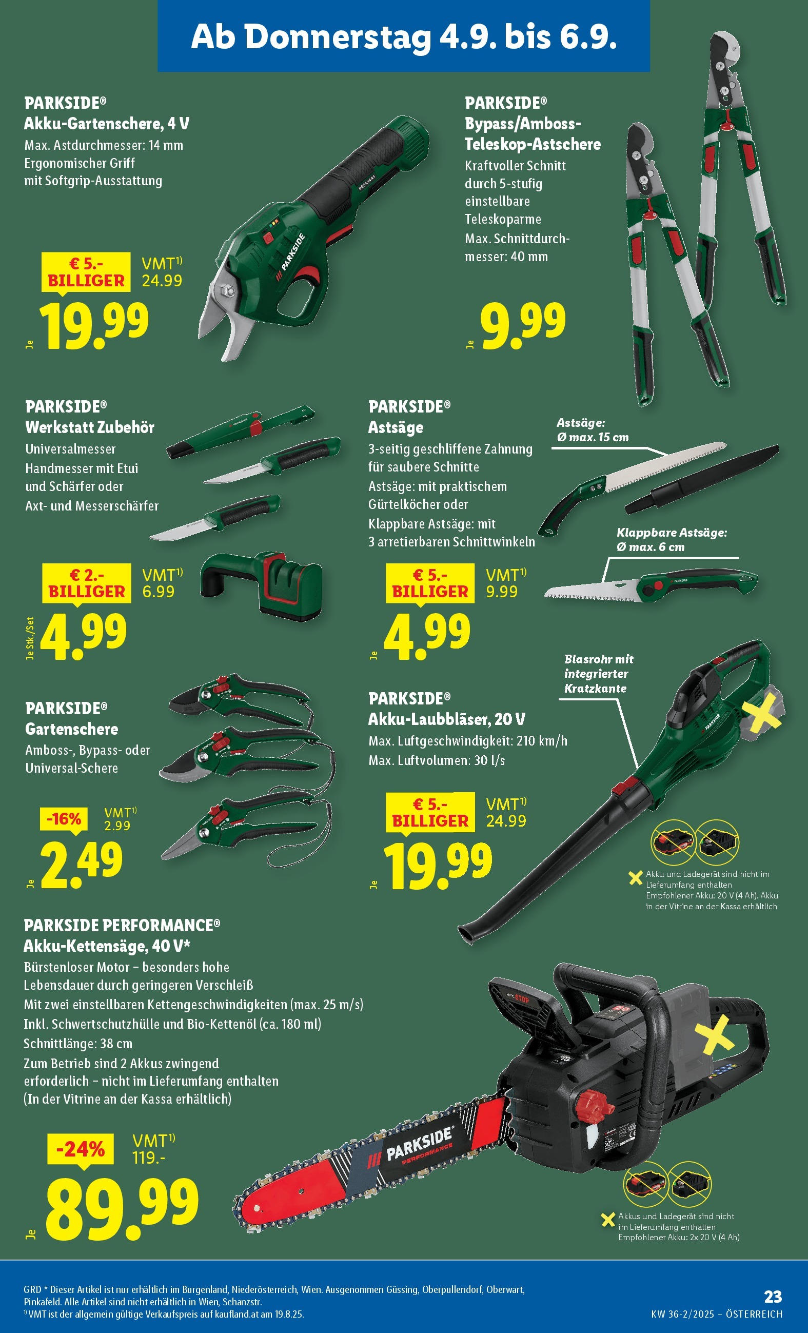Lidl Flugblatt - Wien, Langenzersdorf, Zwettl ab 04.09.2025 - Angebote ab donnerstag | Seite: 25