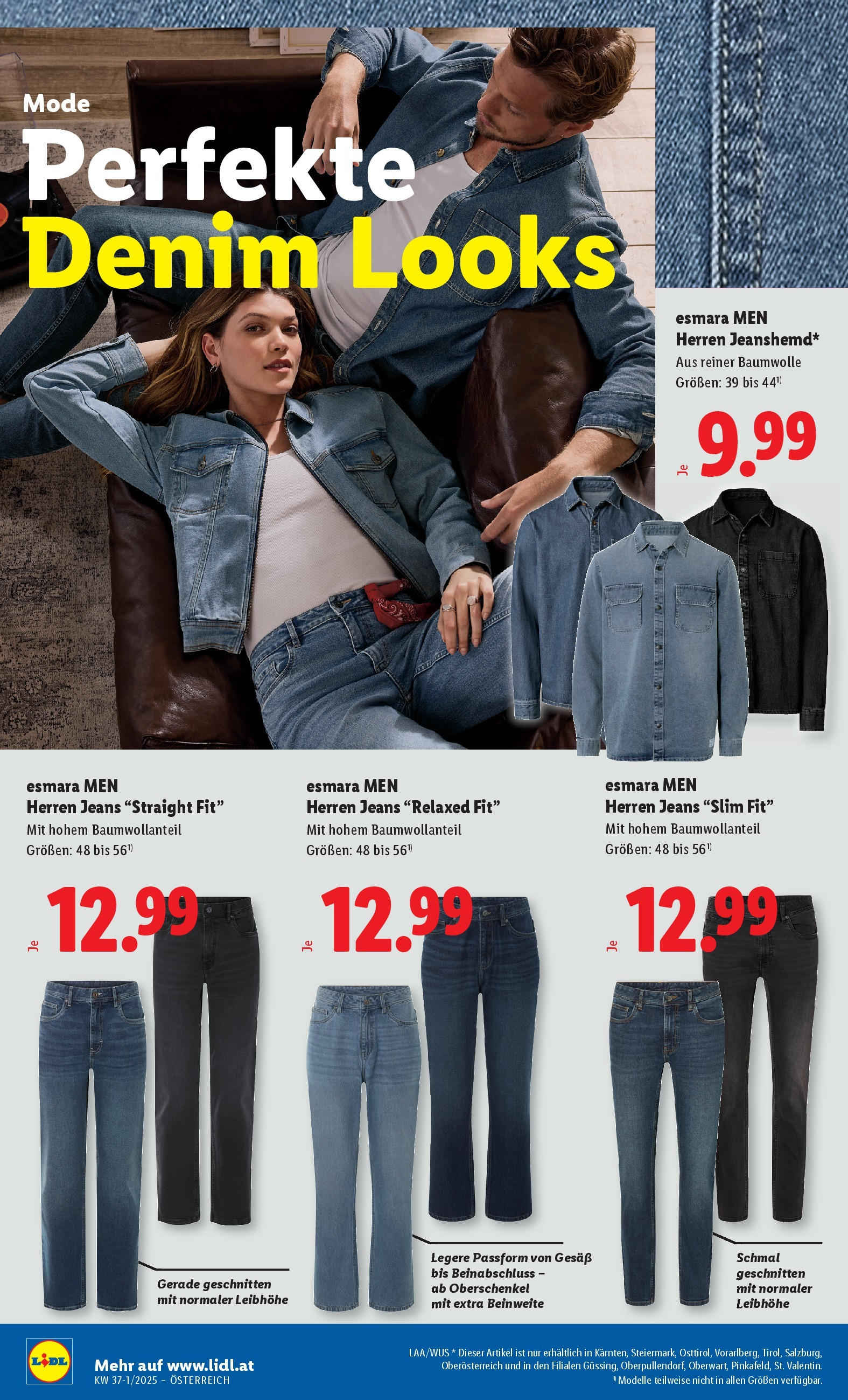 Lidl Flugblatt - Fohnsdorf, Neunkirchen, Graz ab 04.09.2025 - Angebote ab donnerstag | Seite: 34 | Produkte: Jeans