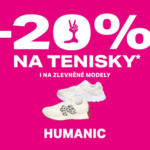 Humanic -20 % NA TENISKY – do 09.09.2025