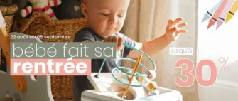 Bébé fait sa rentrée