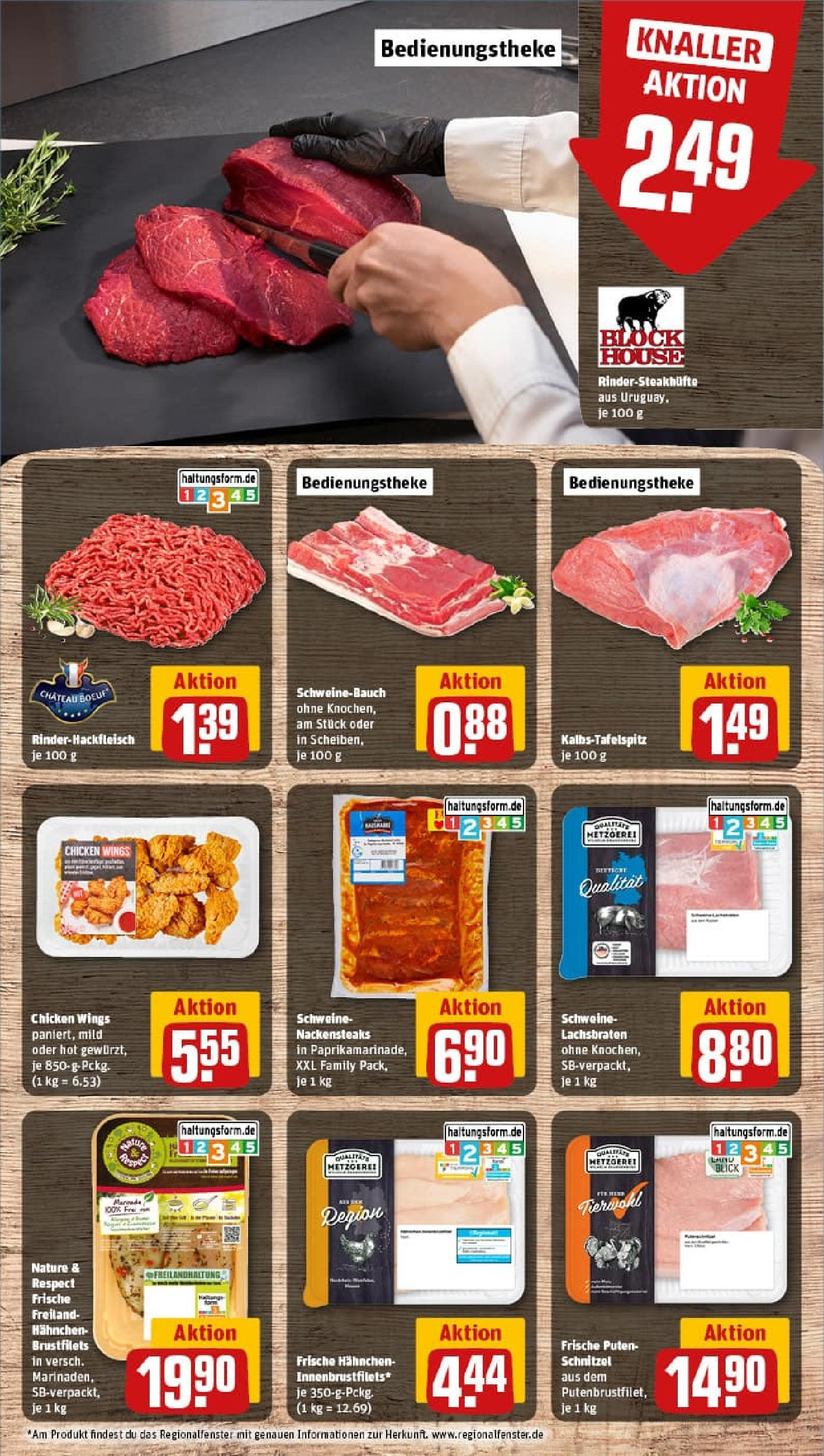 REWE Prospekt ab 01.09.2025 zum Blättern » Angebote | Seite: 10 | Produkte: Nackensteaks, Hahnchen, Schweinebauch, Schnitzel REWE Prospekt ab 01.09.2025 zum Blättern » Angebote | Seite: 10 | Produkte: Nackensteaks, Hahnchen, Schweinebauch, Schnitzel