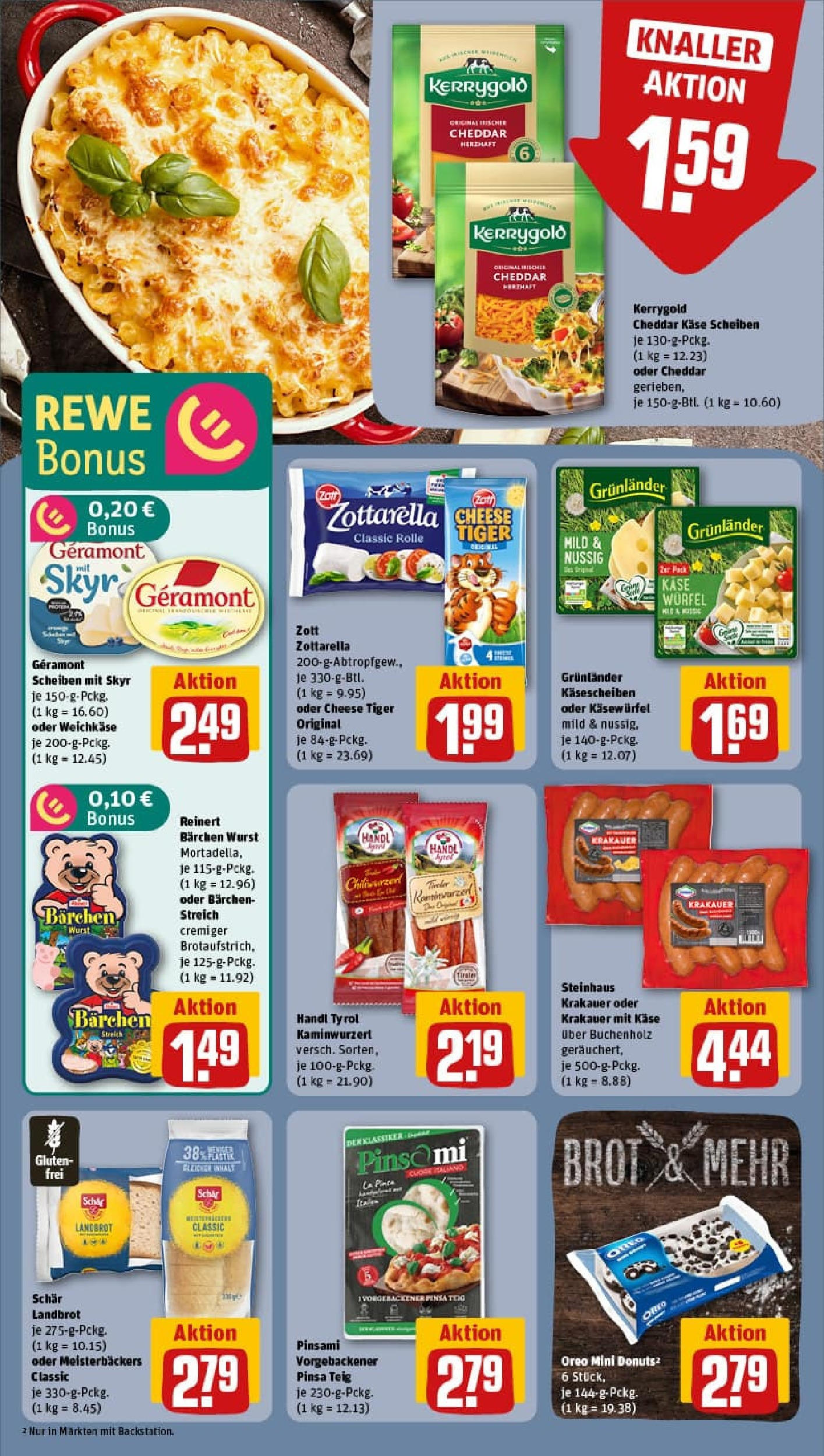 REWE Prospekt ab 01.09.2025 zum Blättern » Angebote | Seite: 14 | Produkte: Skyr, Grunlander, Wurst, Brot REWE Prospekt ab 01.09.2025 zum Blättern » Angebote | Seite: 14 | Produkte: Skyr, Grunlander, Wurst, Brot