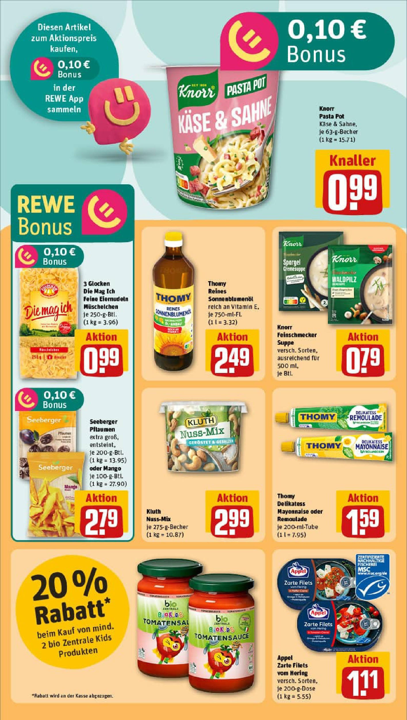 REWE Prospekt ab 01.09.2025 zum Blättern » Angebote | Seite: 24 | Produkte: Käse, Sonnenblumenol, Pasta, Sahne REWE Prospekt ab 01.09.2025 zum Blättern » Angebote | Seite: 24 | Produkte: Käse, Sonnenblumenol, Pasta, Sahne