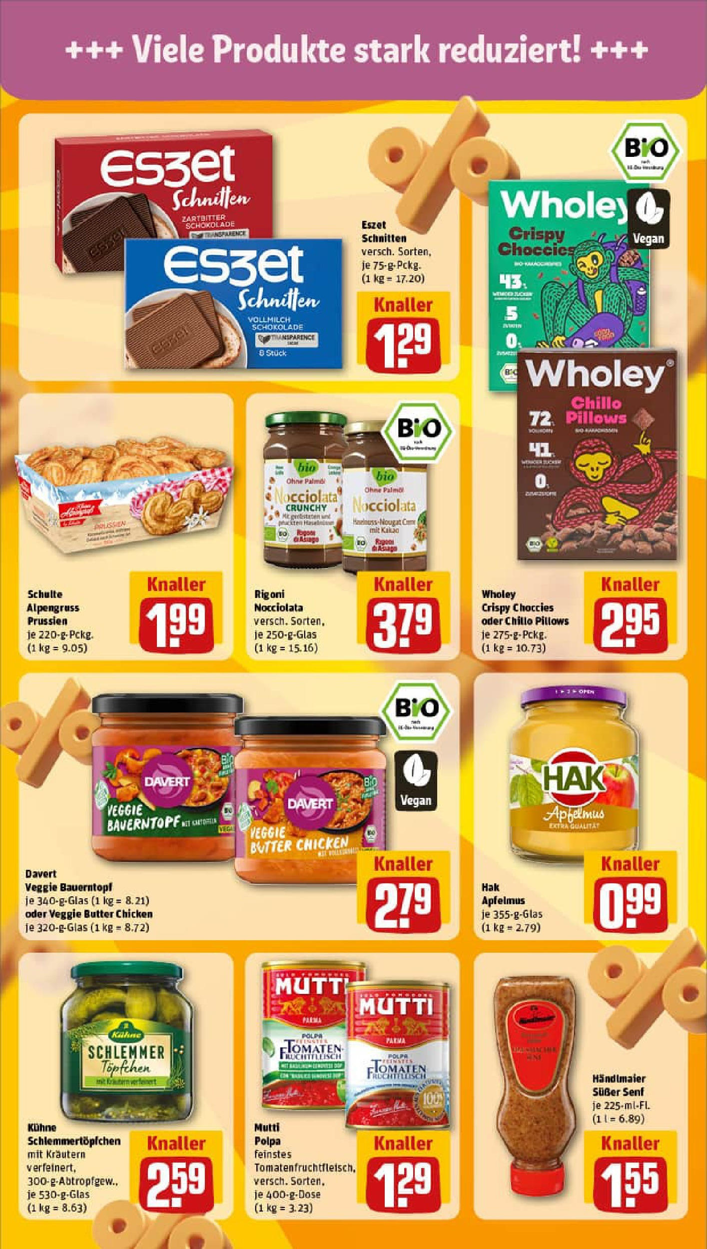 REWE Prospekt ab 01.09.2025 zum Blättern » Angebote | Seite: 19 | Produkte: Butter, Schokolade, Apple