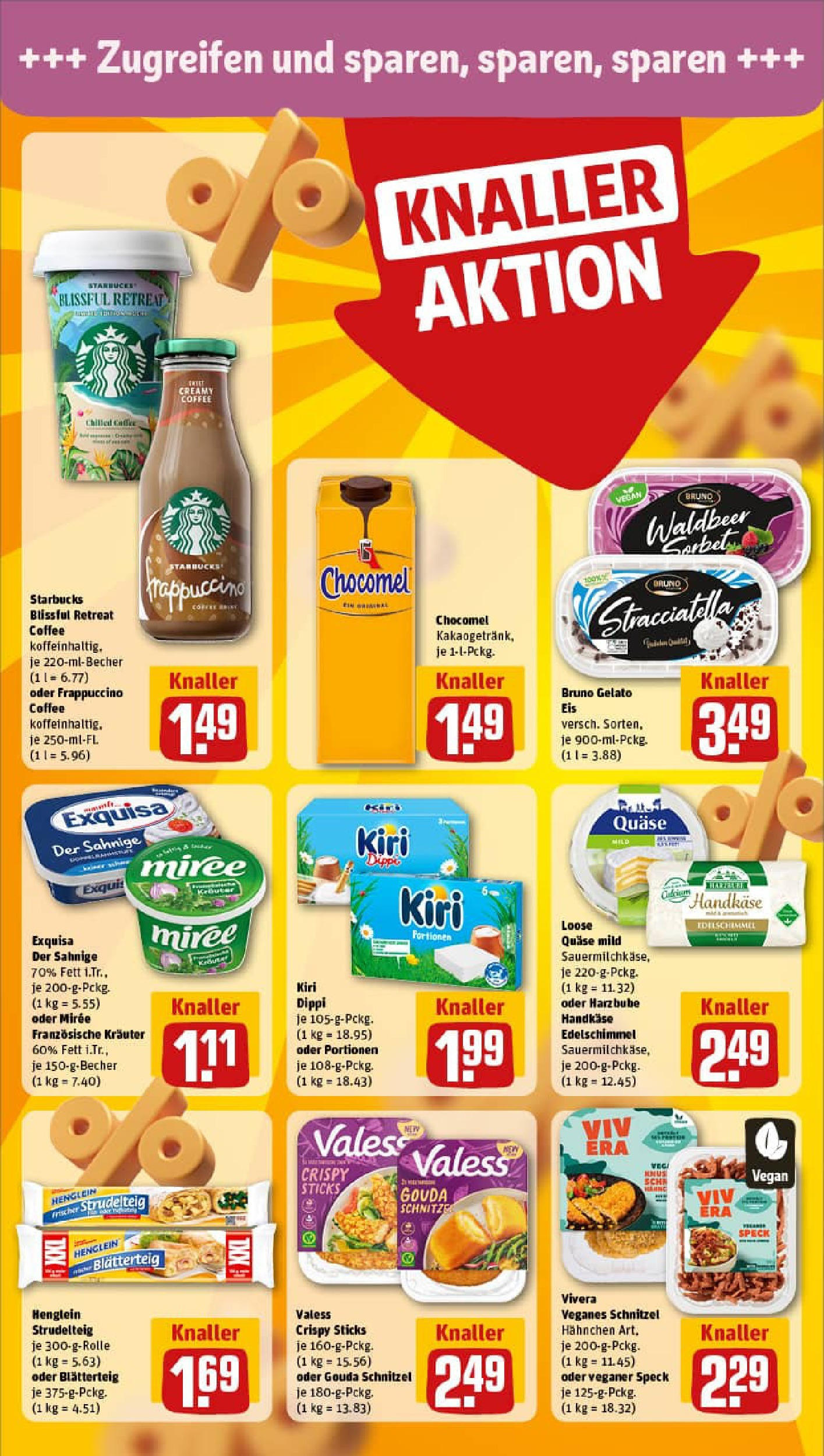 REWE Prospekt ab 01.09.2025 zum Blättern » Angebote | Seite: 20 | Produkte: Gouda, Starbucks, Exquisa, Chocomel REWE Prospekt ab 01.09.2025 zum Blättern » Angebote | Seite: 20 | Produkte: Gouda, Starbucks, Exquisa, Chocomel