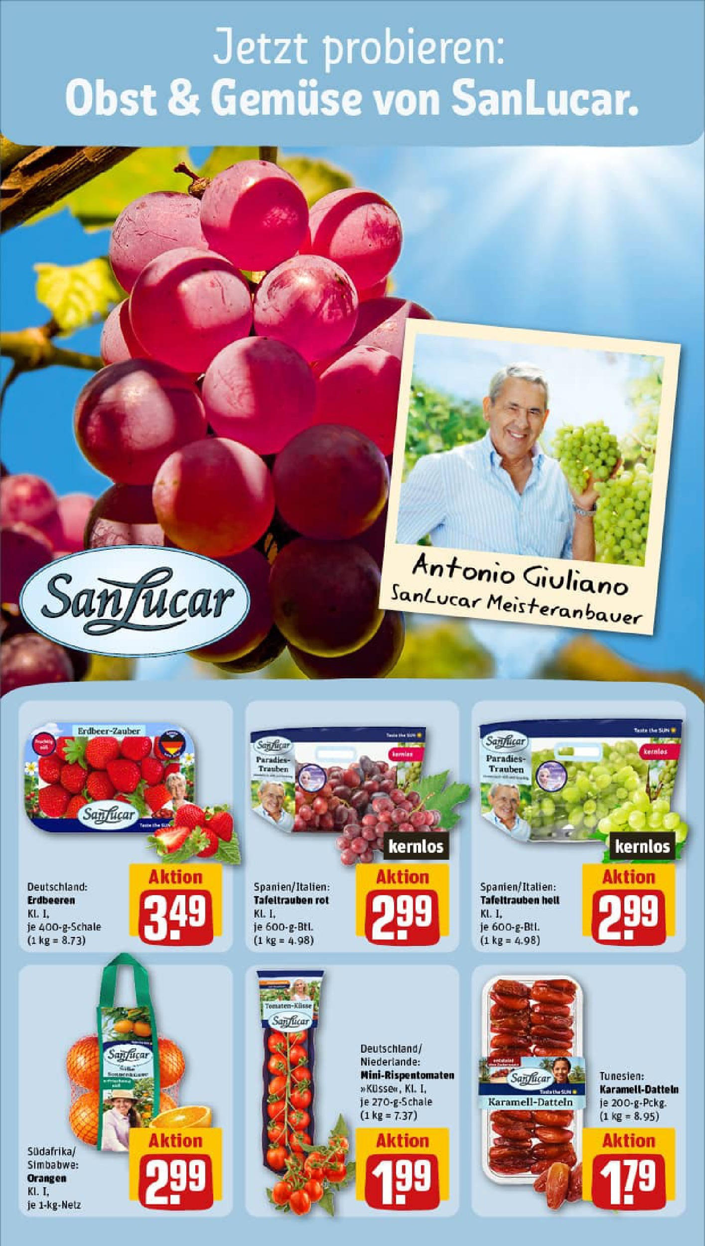REWE Prospekt ab 01.09.2025 zum Blättern » Angebote | Seite: 10 | Produkte: Trauben, Orangen, Gemüse, Obst REWE Prospekt ab 01.09.2025 zum Blättern » Angebote | Seite: 10 | Produkte: Trauben, Orangen, Gemüse, Obst